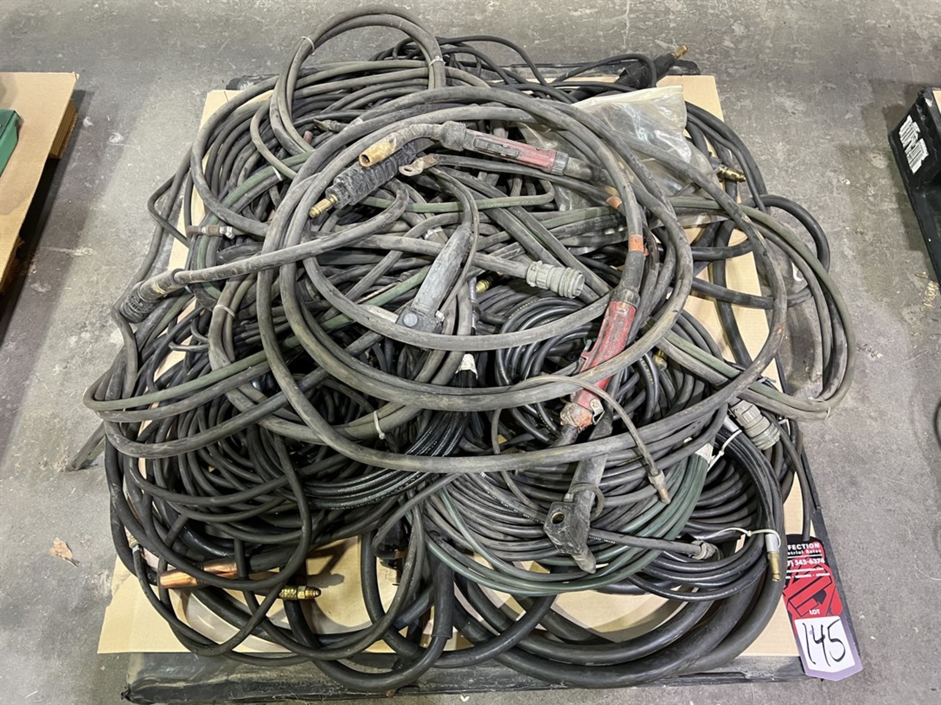 Pallet Comprising Assorted MIG Guns, Communication Cable and Ground Cable (Building 44)