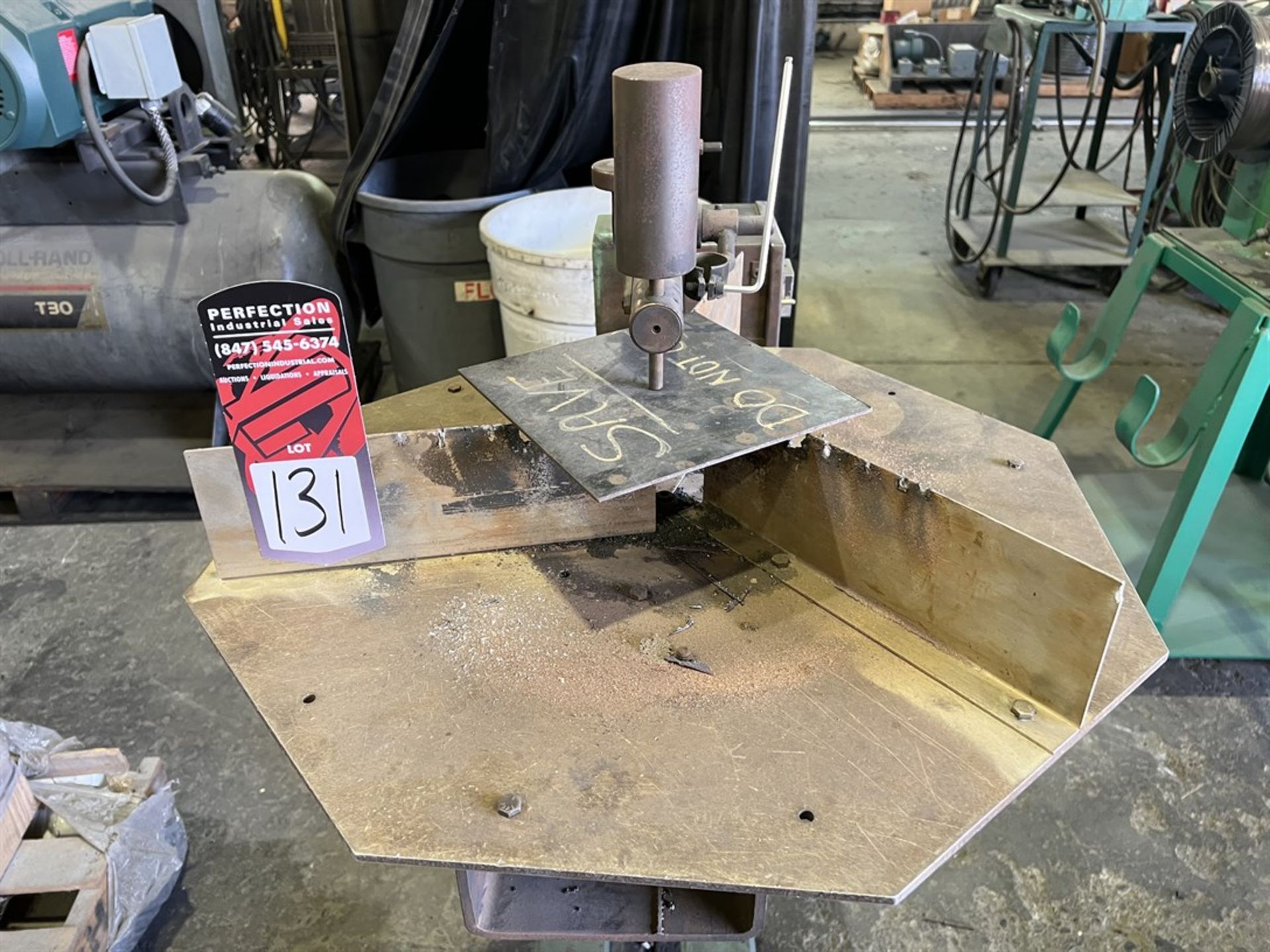 Shop Made Rotary Plasma Cutter, 24" Table, Speed Control (Building 44)