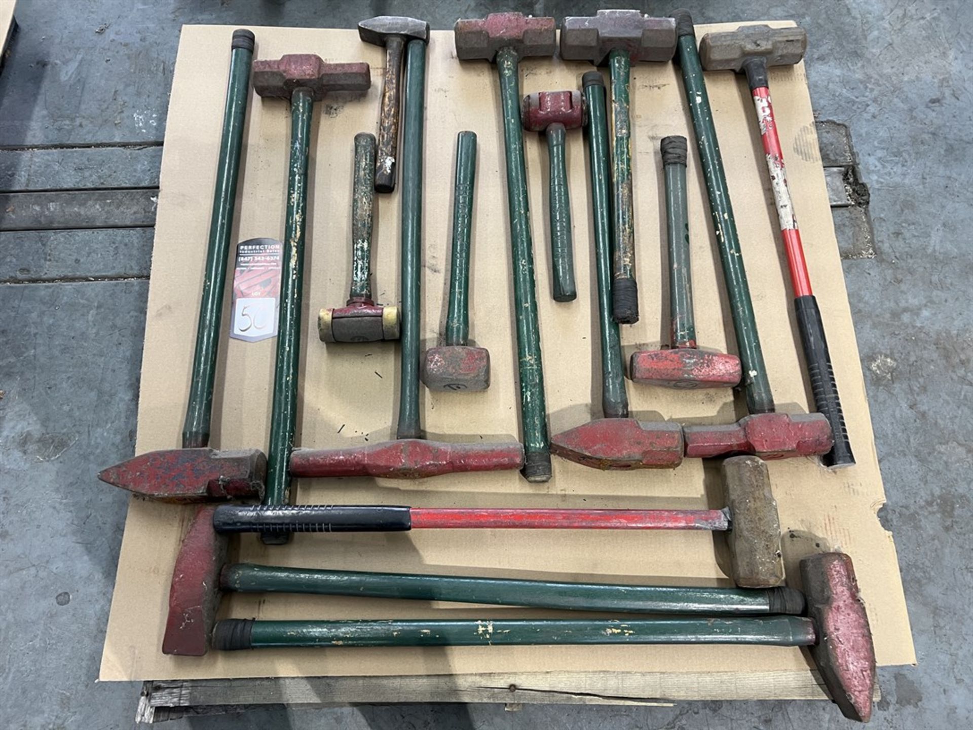 Pallet of Assorted Sledge Hammers (Building 44)
