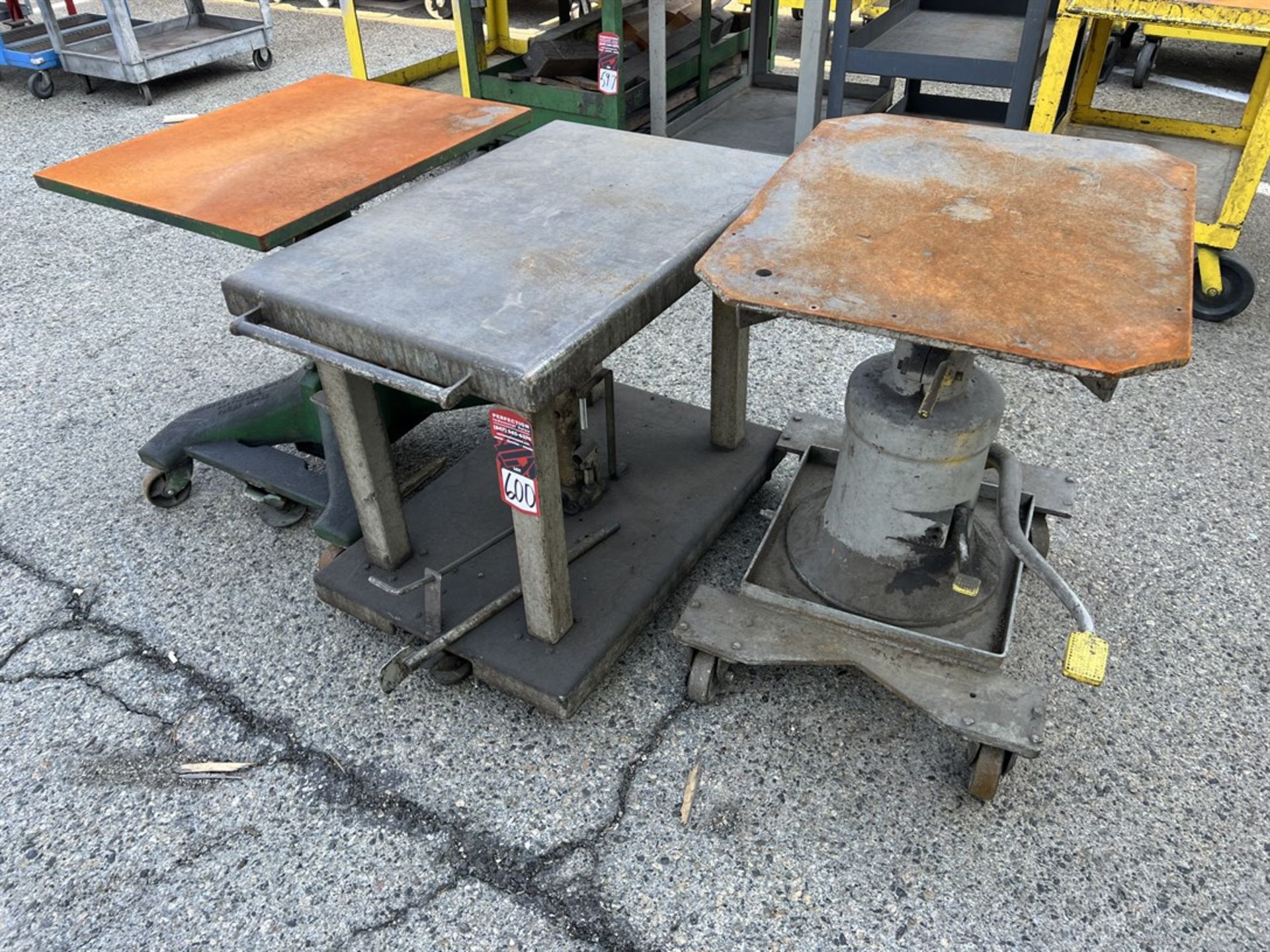 Lot of (3) Die Lift Carts (Building 44)