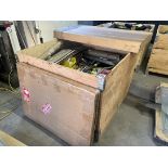 Crate of FORKLIFT Parts Including Control Cables, Gasket Kits, Master Cylinders, Hydraulic Hoses,