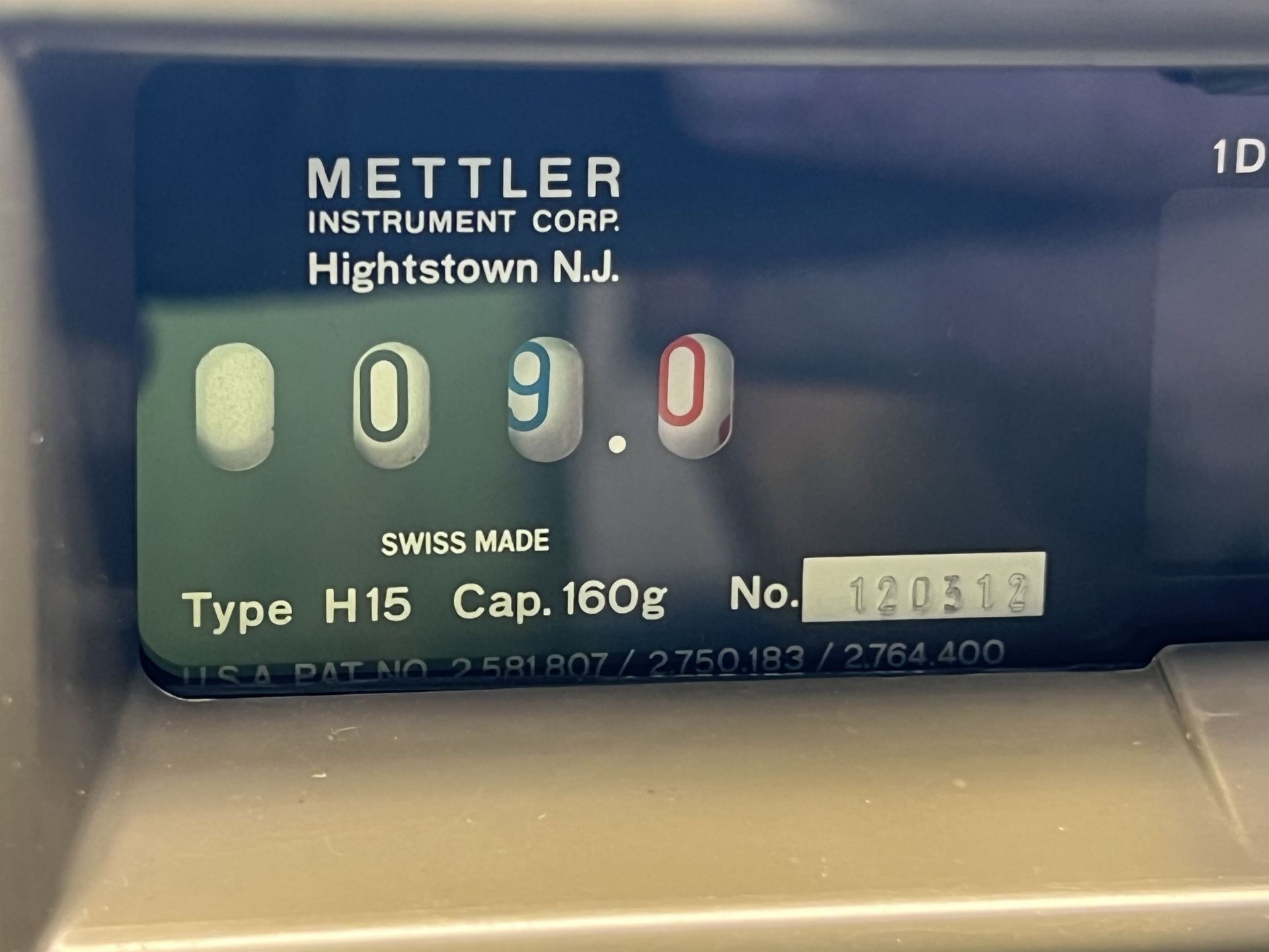 METTLER H15 Lab Scale, s/n 120312 - Image 4 of 4