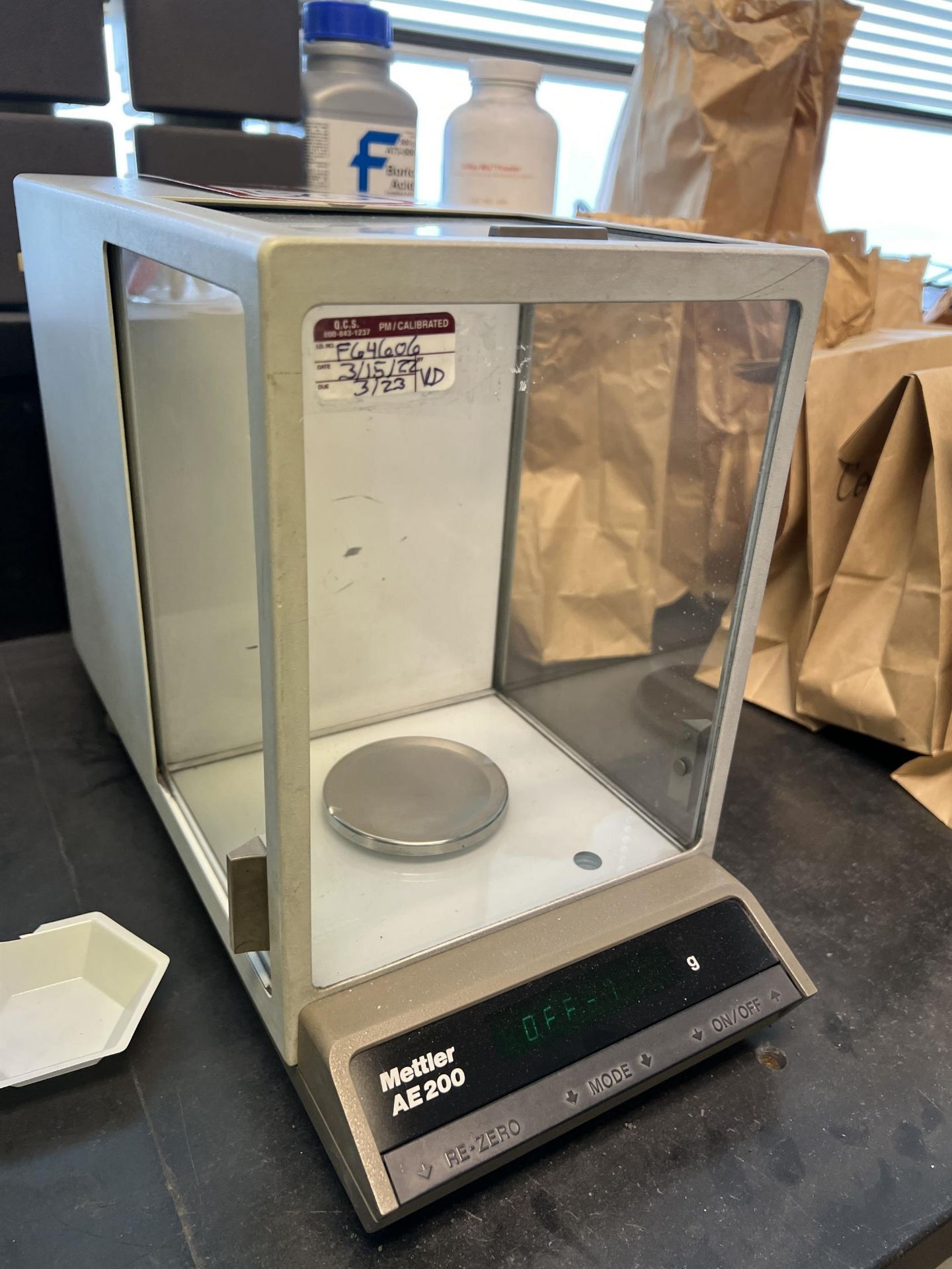 METTLER AE200 Lab Scale, s/n F64606 - Image 2 of 5