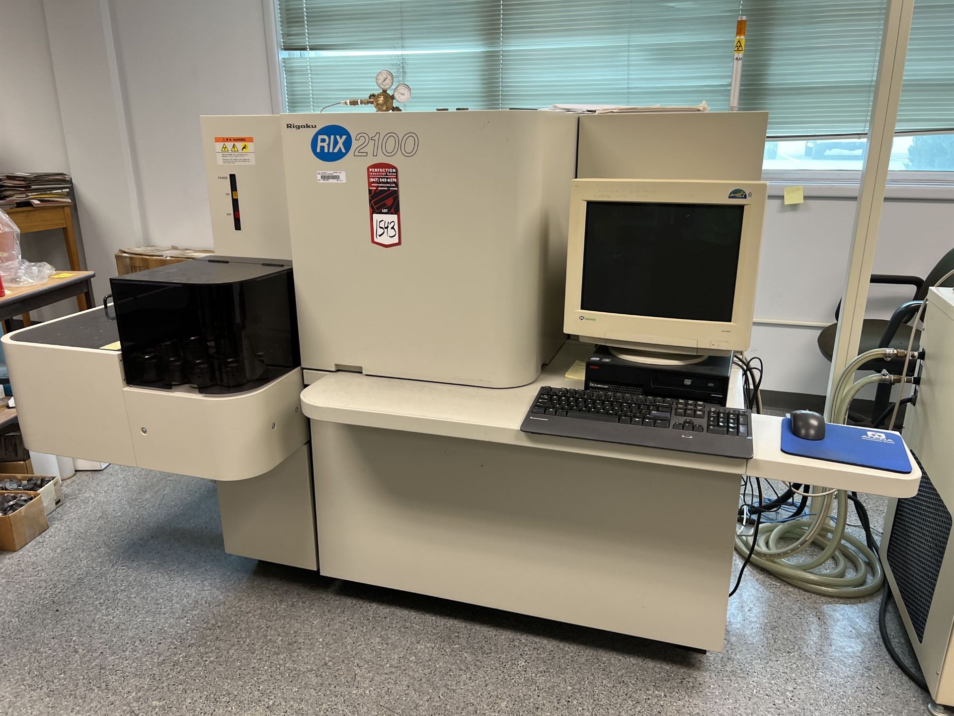 RIGAKU RIX2100 X-Ray Fluorescence Spectrometer, s/n UR26016