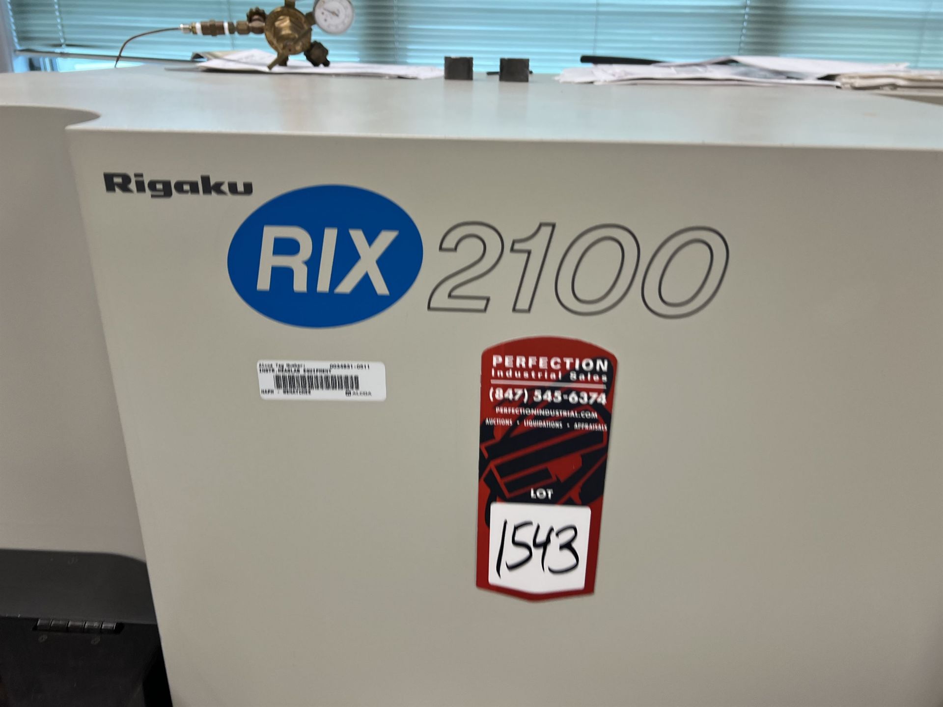 RIGAKU RIX2100 X-Ray Fluorescence Spectrometer, s/n UR26016 - Image 4 of 6