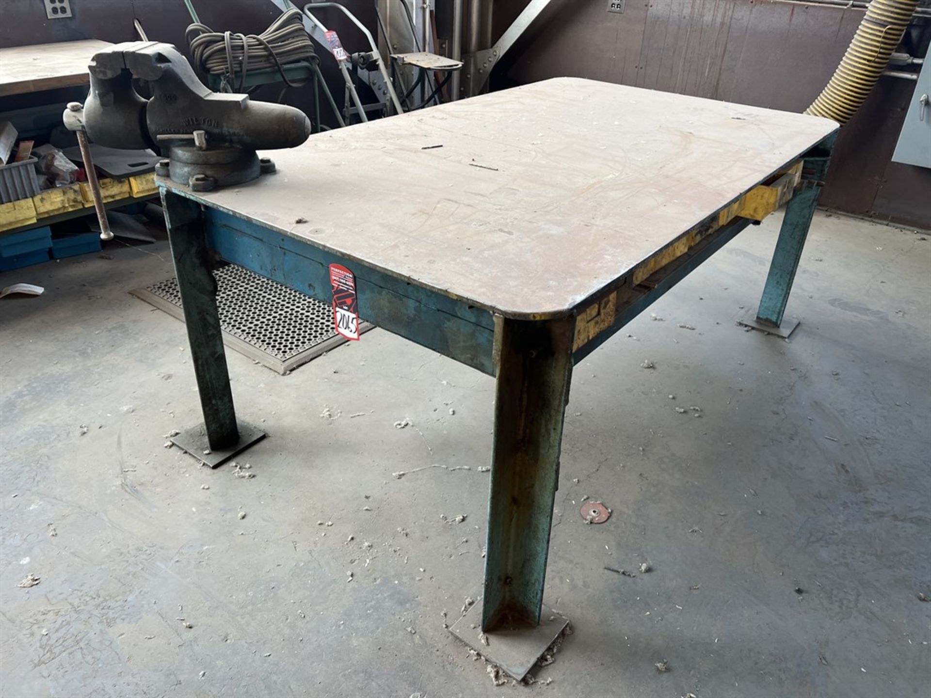 Welding Table, 48" x 84" w/ WILTON 6" Bullet Vise