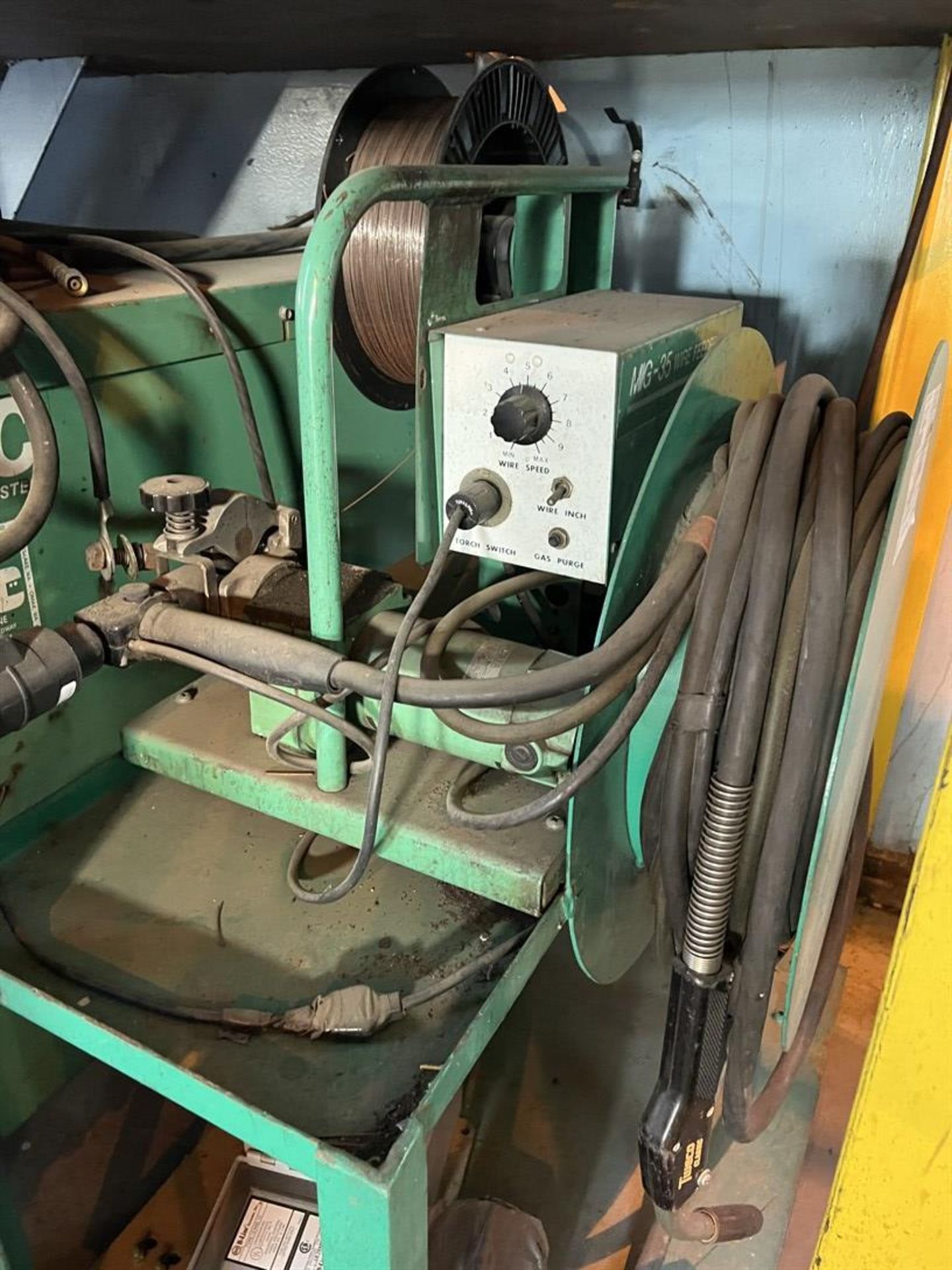 L-TEC 650CV/CC MIG Welder, s/n F89C-05759, w/ MIG-35 Wire Feeder - Image 4 of 5