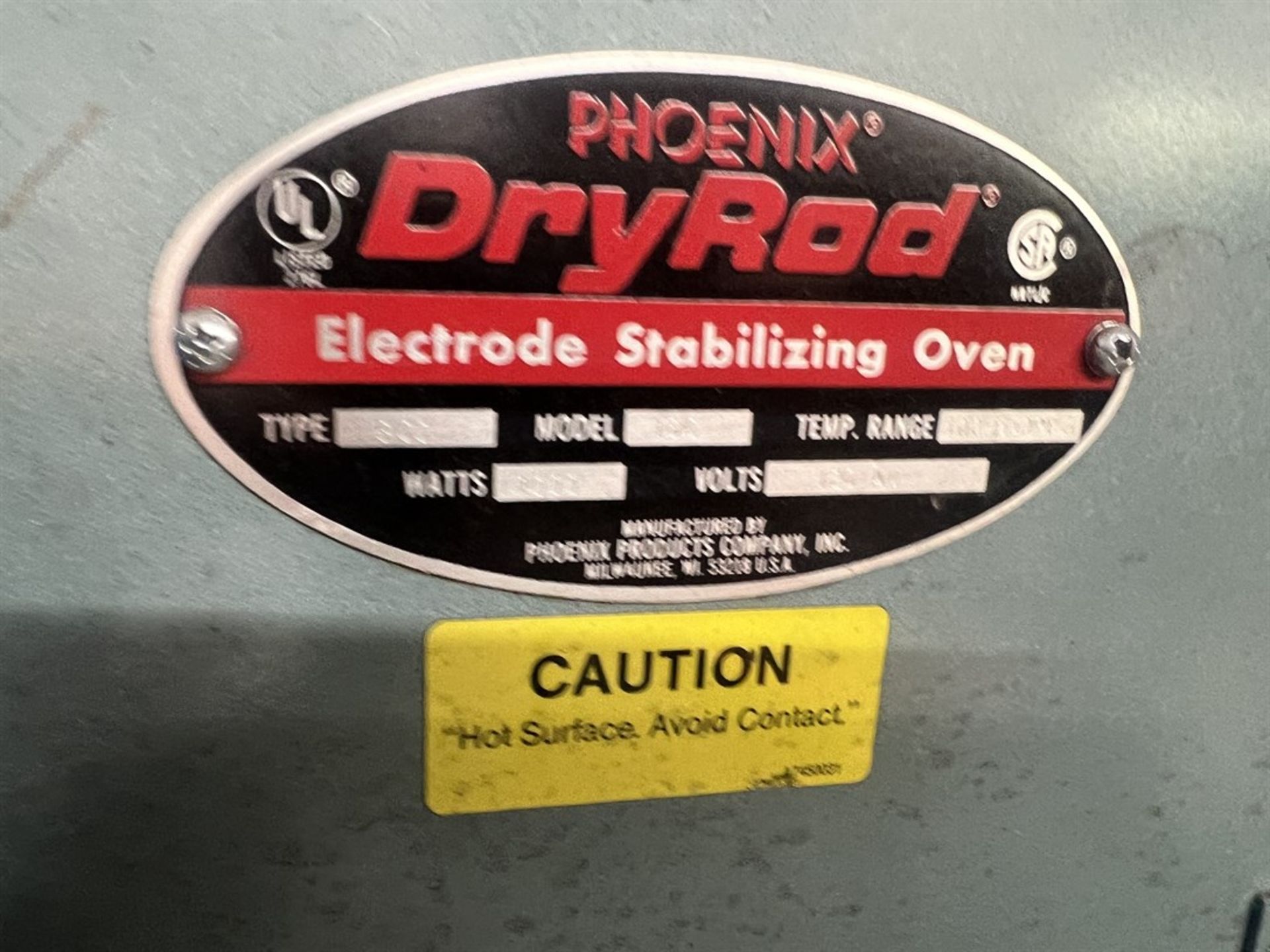 PHOENIX DryRod 16C Electrode Stabilizing Oven - Image 2 of 3