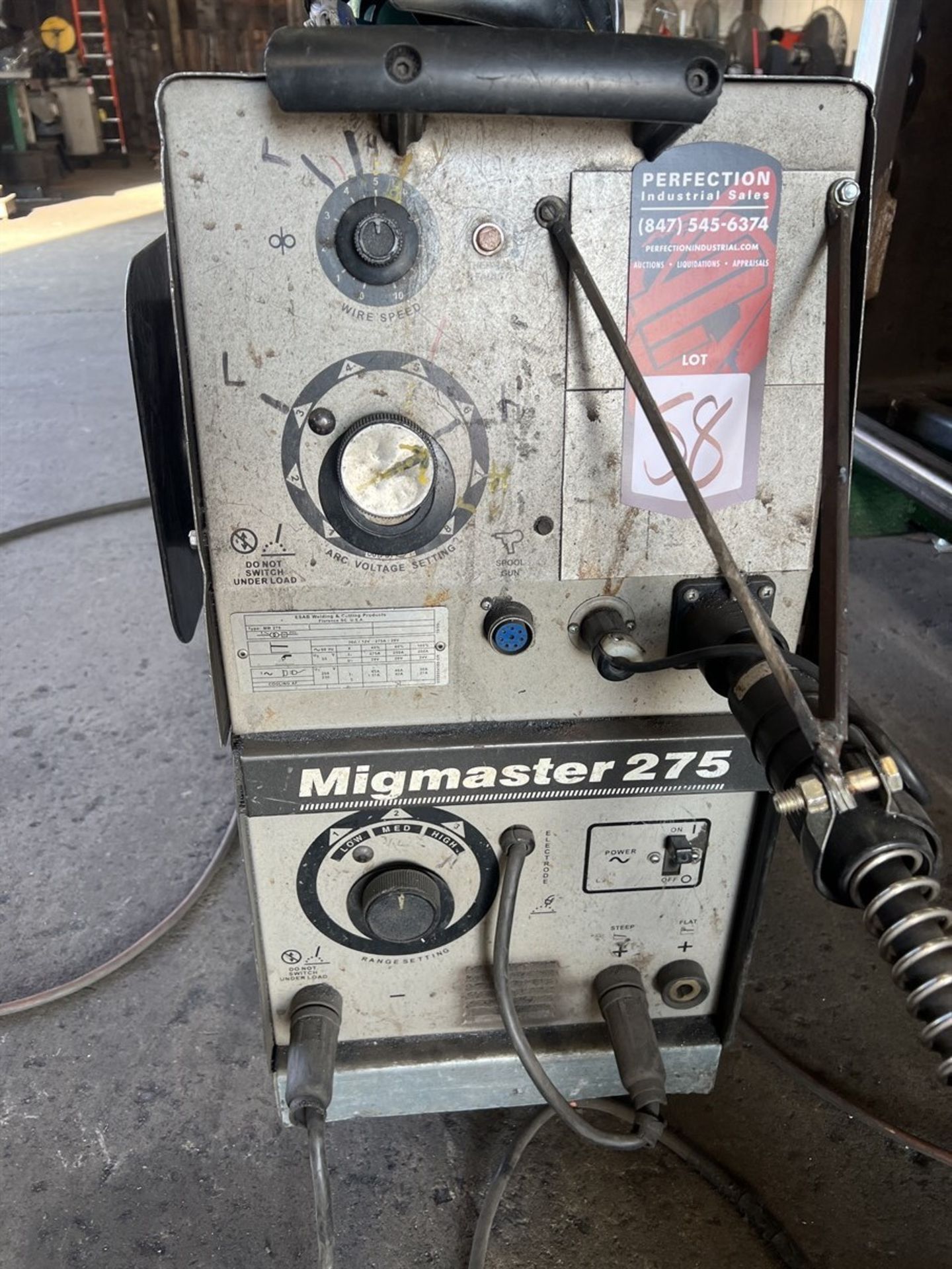 ESAB MigMaster 275 MIG Welder, s/n na, (Fab Shop) - Image 2 of 2