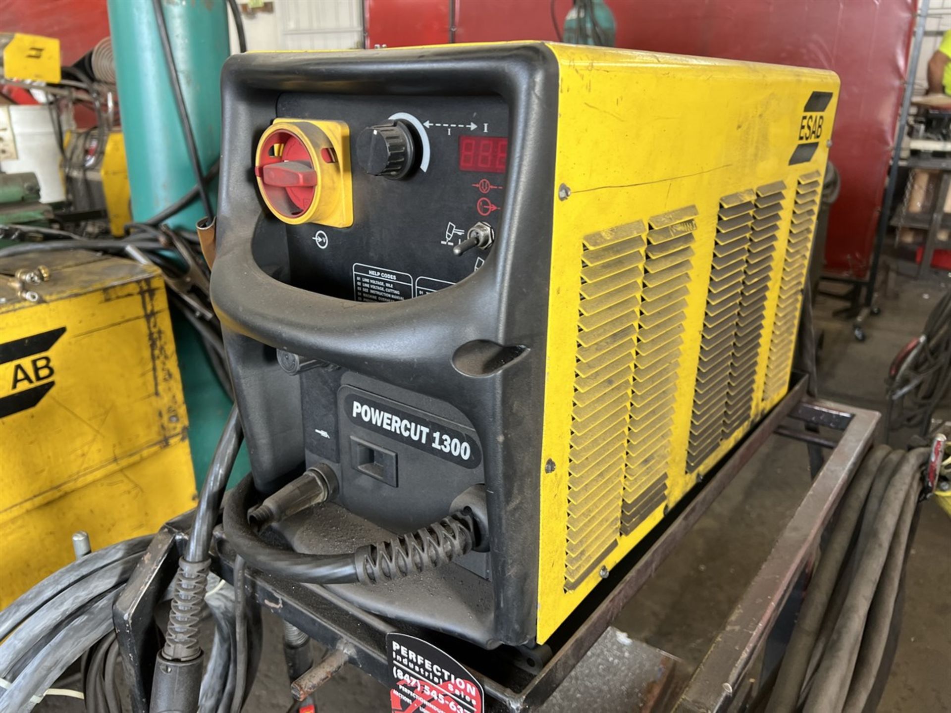 ESAB PowerCut 1300 Plasma Cutter, s/n PORJ838093, (Fab Shop) - Image 2 of 5