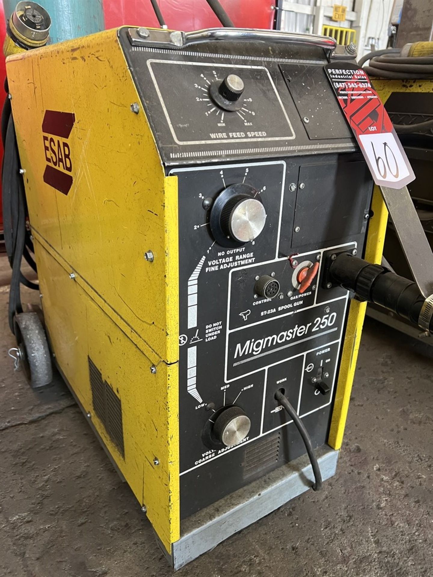 ESAB MigMaster 250 MIG Welder, s/n MBLJ729021, (Fab Shop) - Image 2 of 3