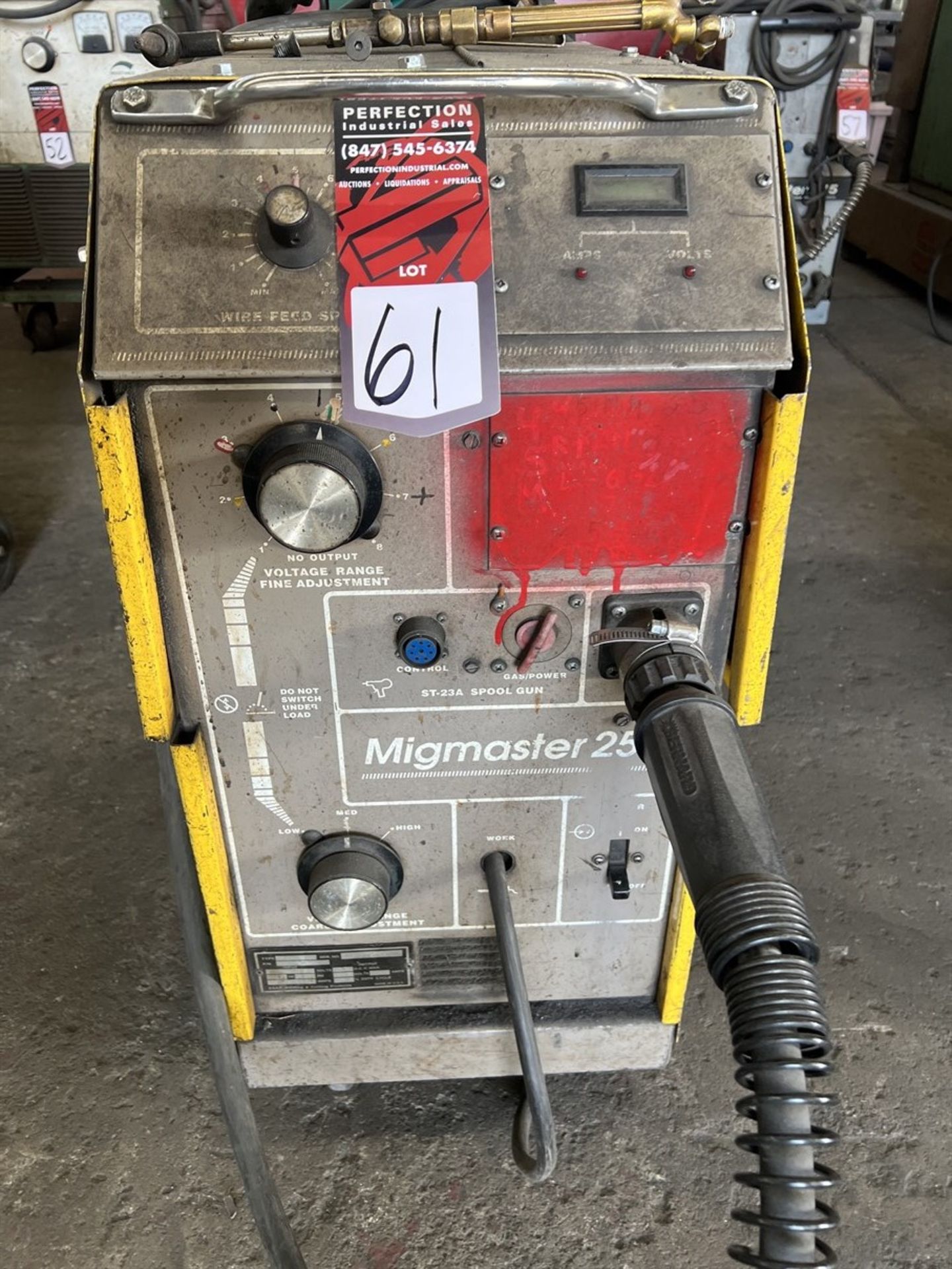 ESAB MigMaster 250 MIG Welder, s/n MA-I635019, (Fab Shop) - Image 3 of 4