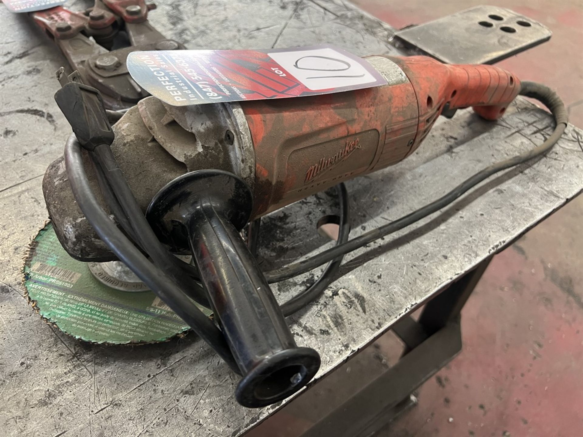 MILWAUKEE Hevi-Duty Angle Grinder, (Fab Shop)