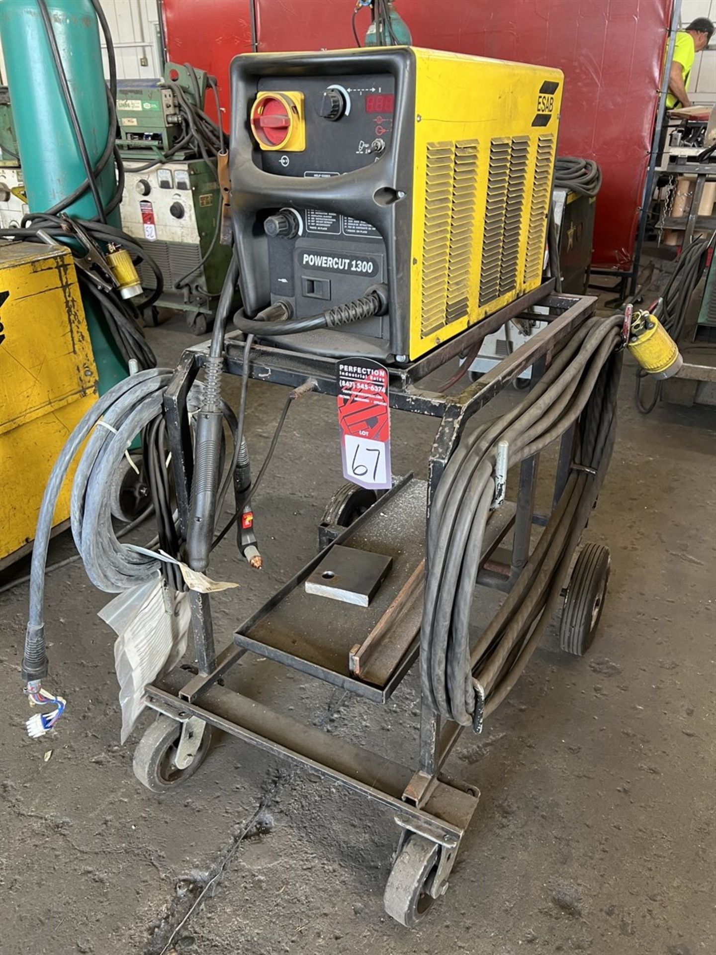 ESAB PowerCut 1300 Plasma Cutter, s/n PORJ838093, (Fab Shop)