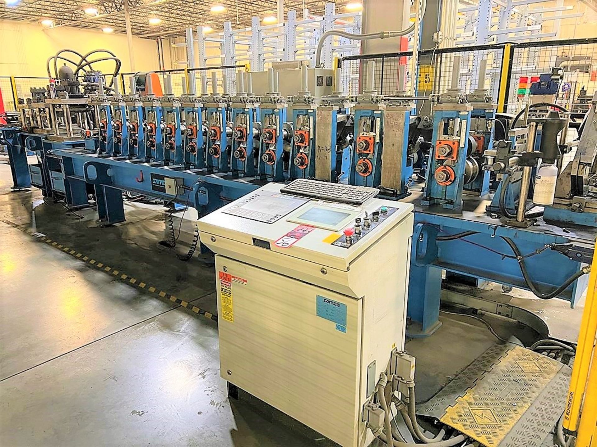 2017 SAMCO 12 Stand Roll Forming Line, s/n 9560-025 (STUD B: 3.5”, 6”)