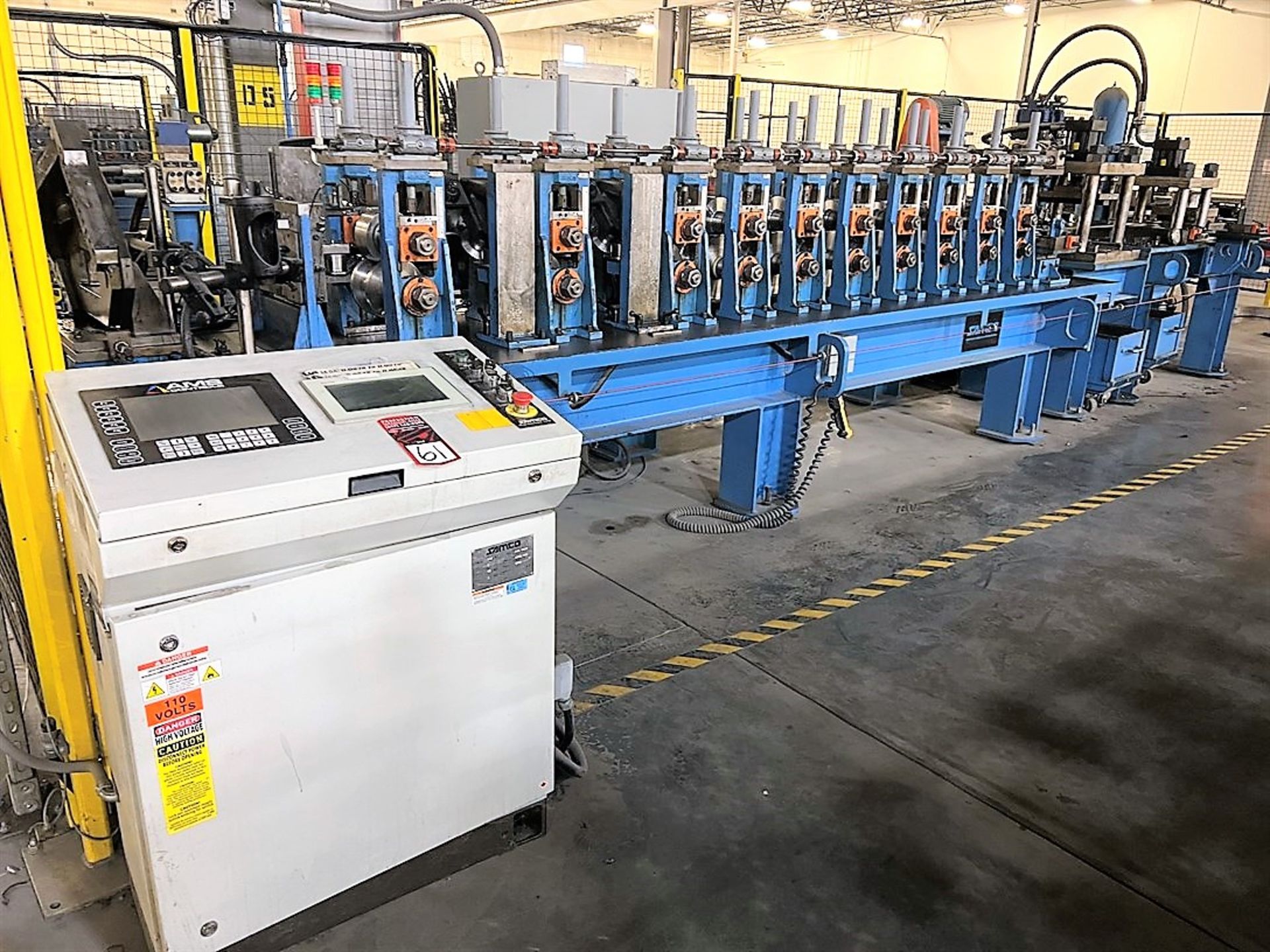 2016 SAMCO 10 Stand Roll Forming Line, s/n 9502-226 (TRACK A: 3.5”, 6”)