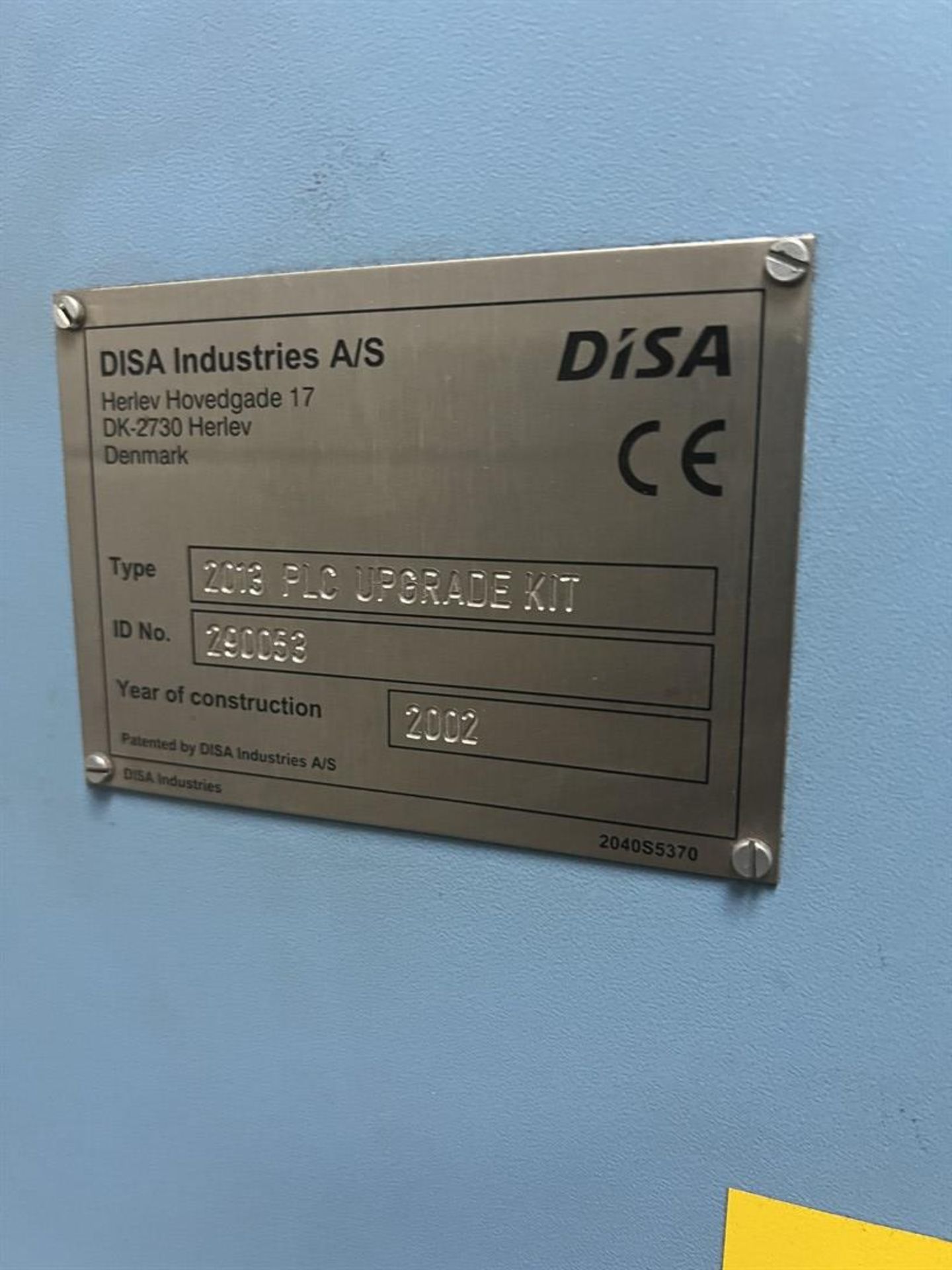 DISAMATIC 2013 MK4/PLC-B Molding Machine, s/n CSE 86.2408, Siemens Simatic OP27 PLC Control, Pattern - Image 12 of 14