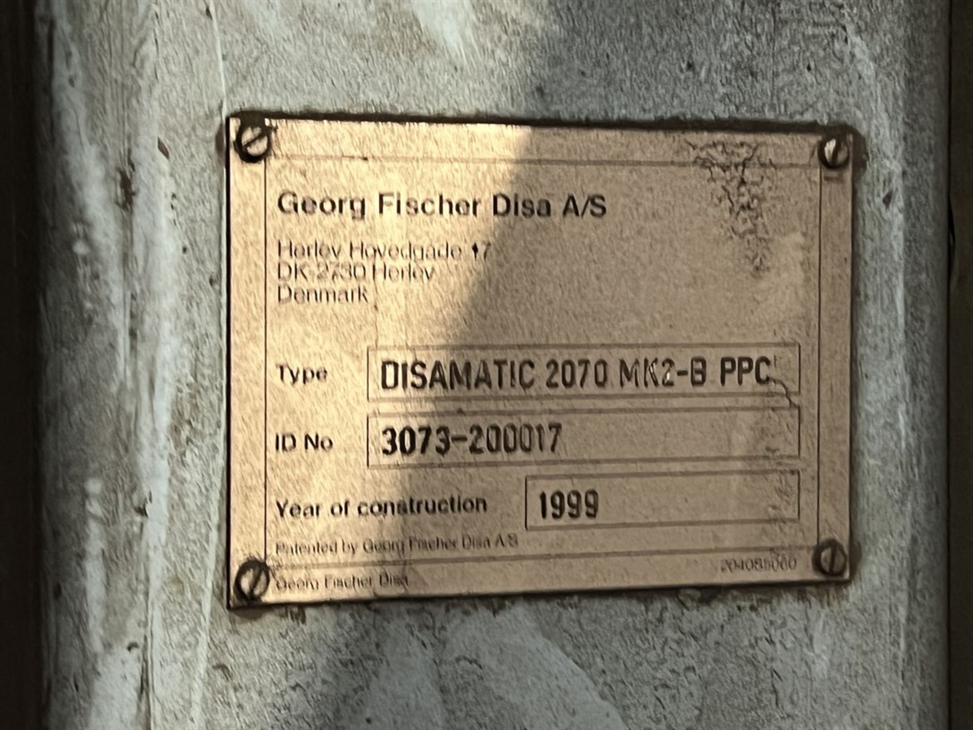 DISA MATIC 2070 MK2-B PLC Molding Machine, s/n 3073-200017, Siemens Simatic HMI Control, Allen - Image 13 of 13