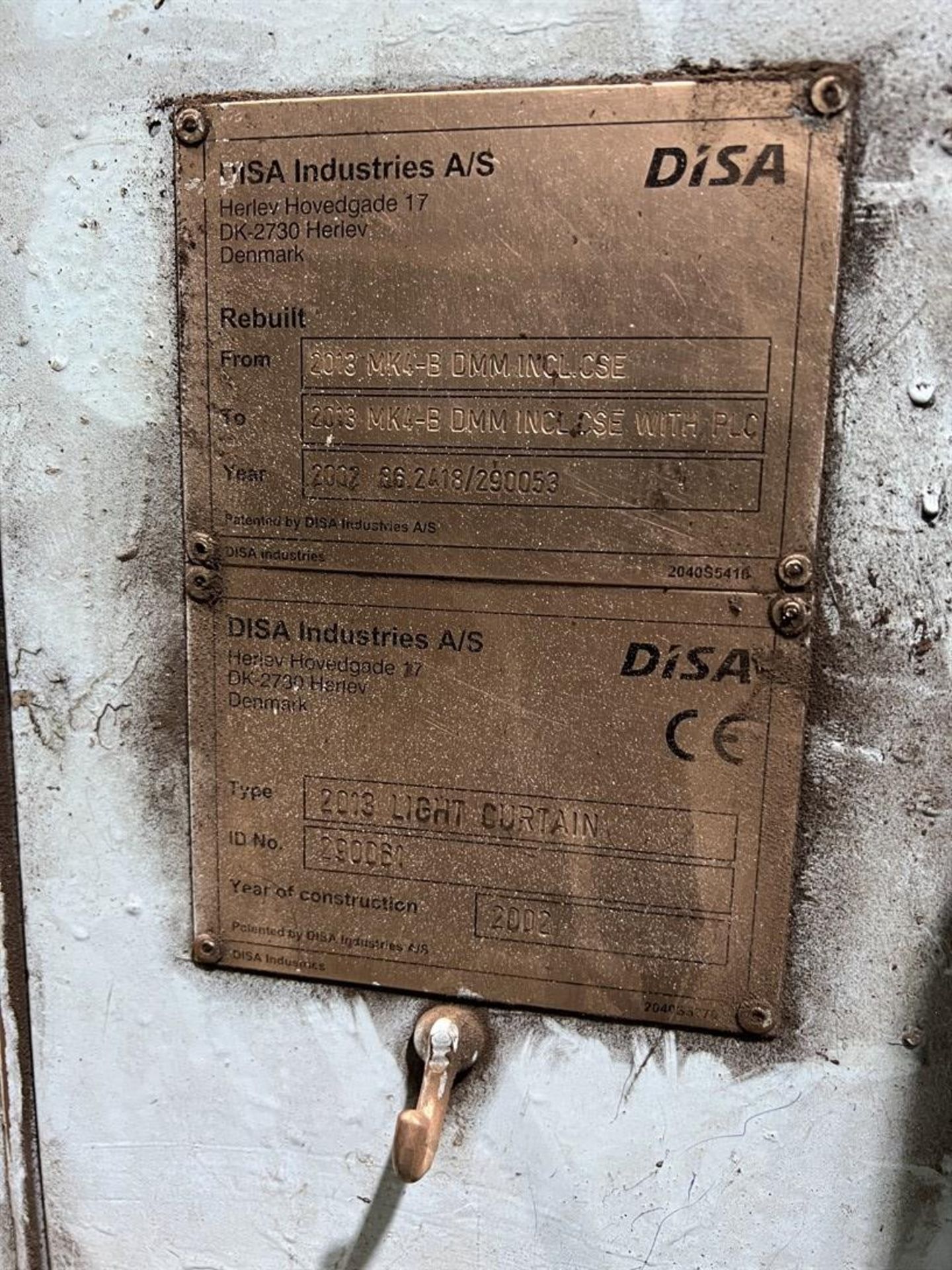 DISAMATIC 2013 MK4/PLC-B Molding Machine, s/n CSE 86.2408, Siemens Simatic OP27 PLC Control, Pattern - Image 14 of 14