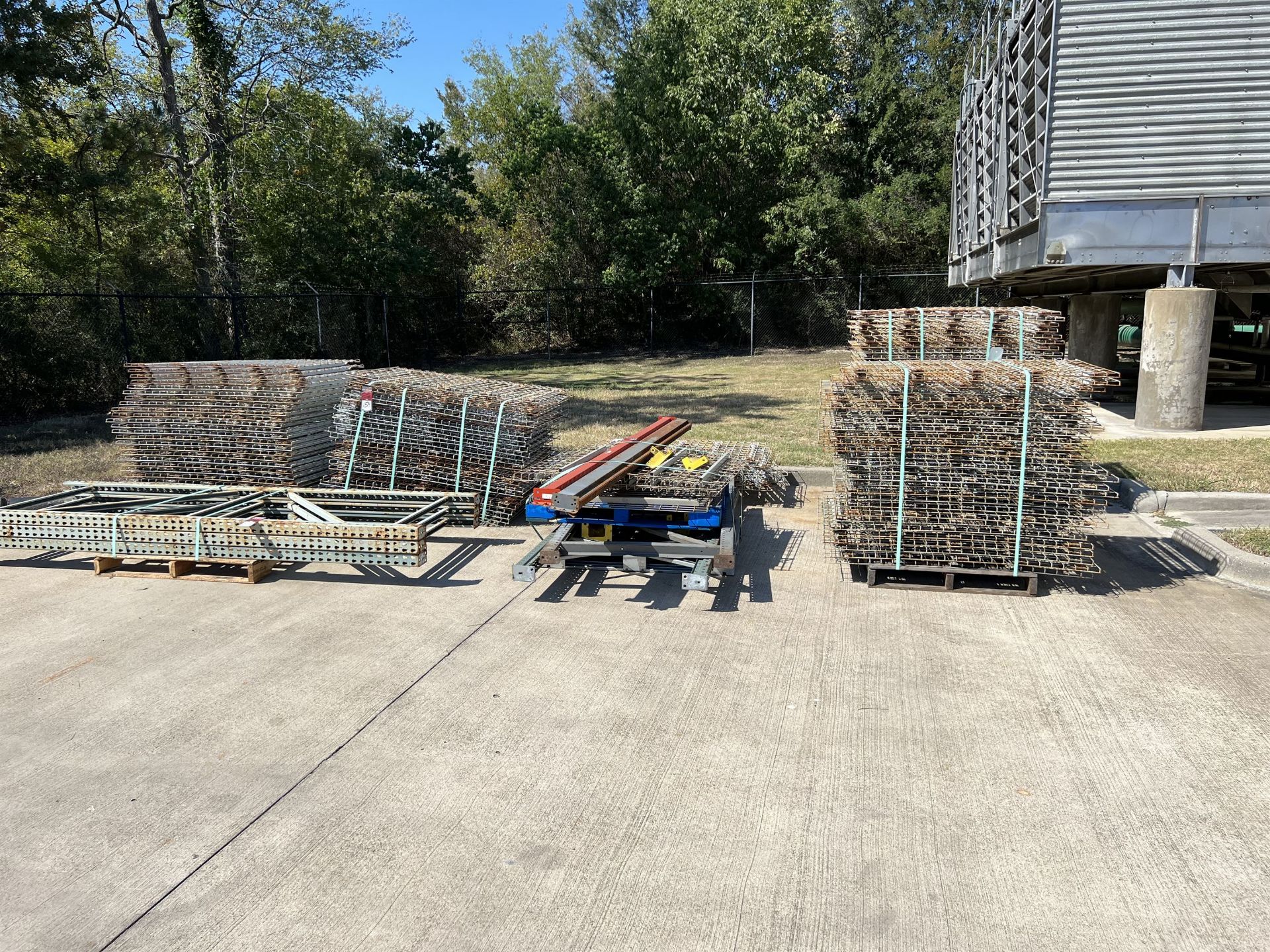 Lot of Pallet Decking (approx. 8 skids) (Located in Conroe, TX)