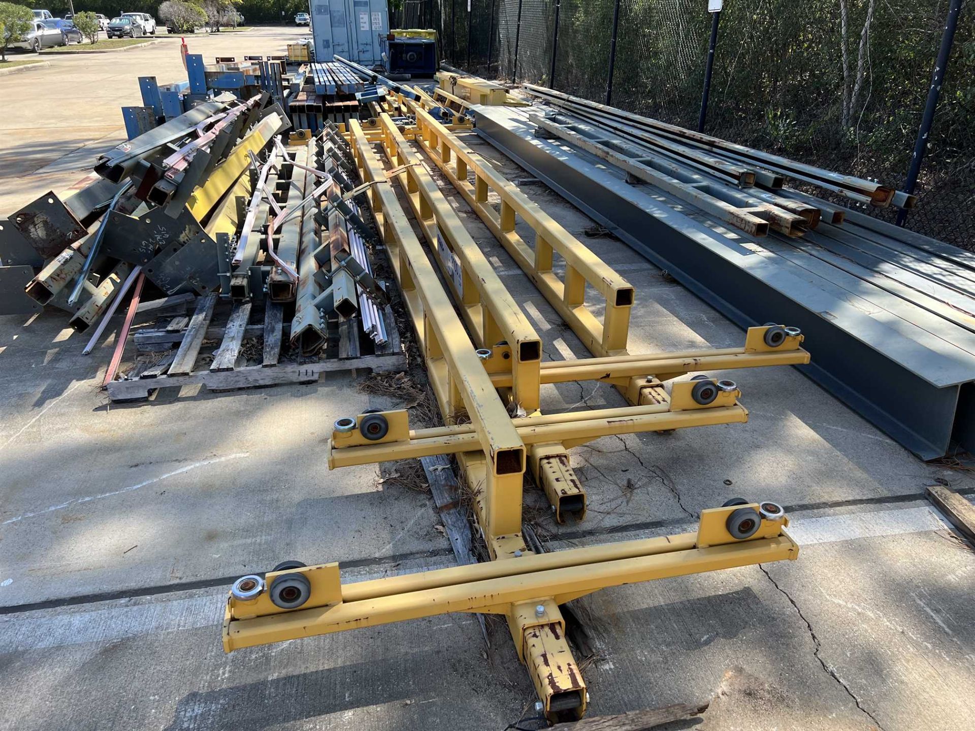 SPANCO 1 Ton Free Standing Crane System, (3) 1 Ton Bridges, 597" L x 246" W x 156" Under Bridge ( - Image 2 of 9