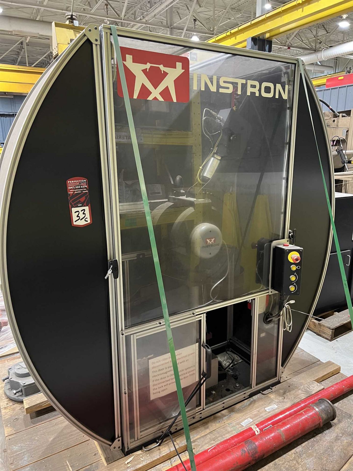 2012 INSTRON Impact 450MPX Pendulum Impact Testing System, s/n 450MPXS1171, Rated at 450 Joules,