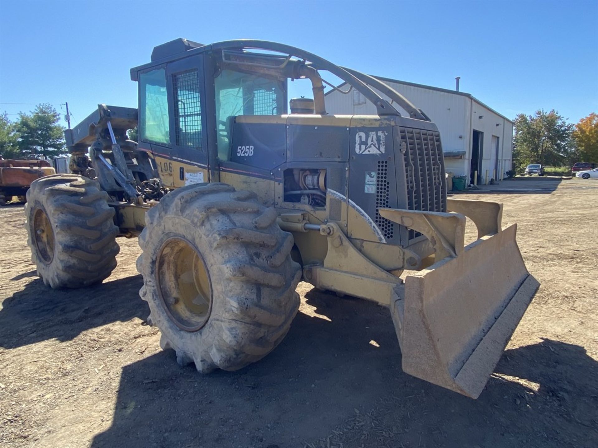 2006 CATERPILLAR 525B Grapple Skidder, s/n C3KZ02117, 13335 Hours, w/ Dual Arch, Bolt-On Guarding - Image 5 of 8