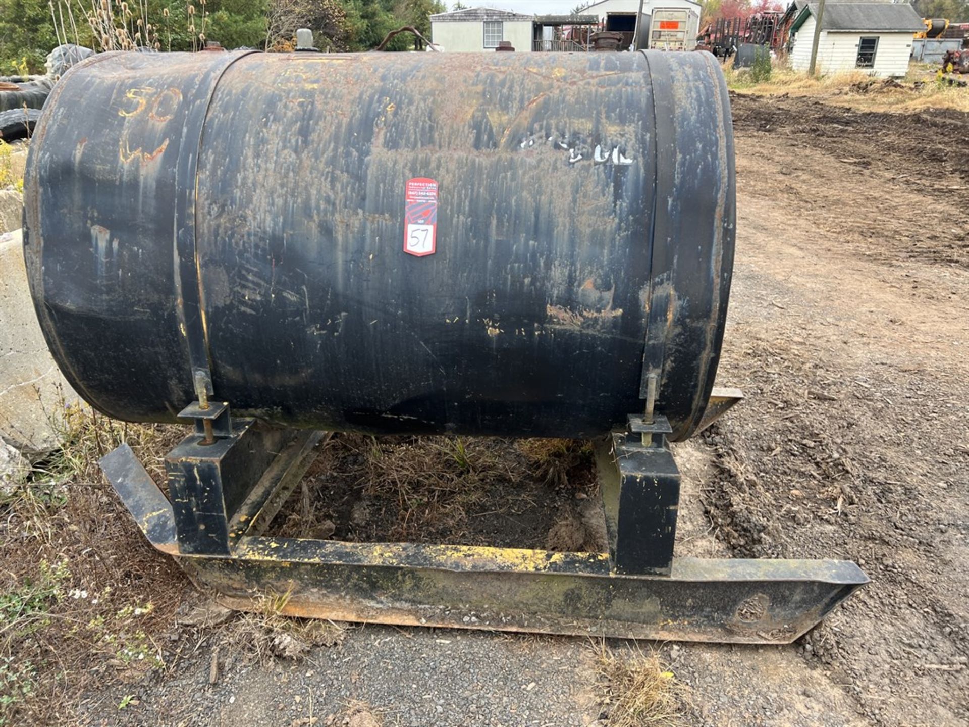 Fuel Tank, 6' x 48" Diameter - Image 4 of 4