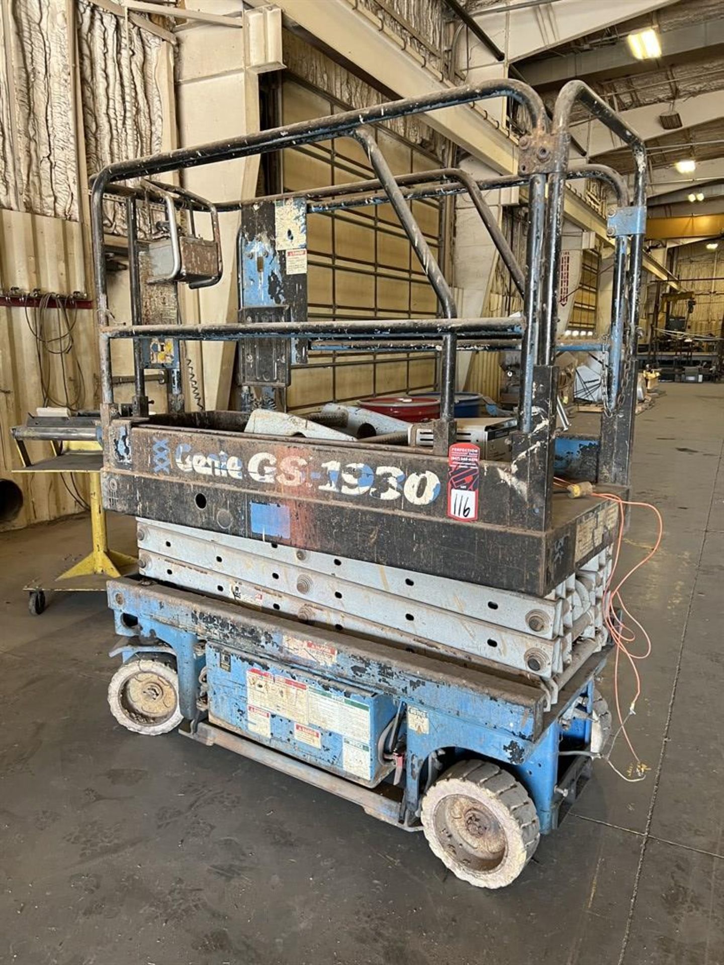 GENIE GS-1930 Scissor Lift, s/n na, 500 LB Load Capacity, 25’ Max Work Height, 19’ Max Platform