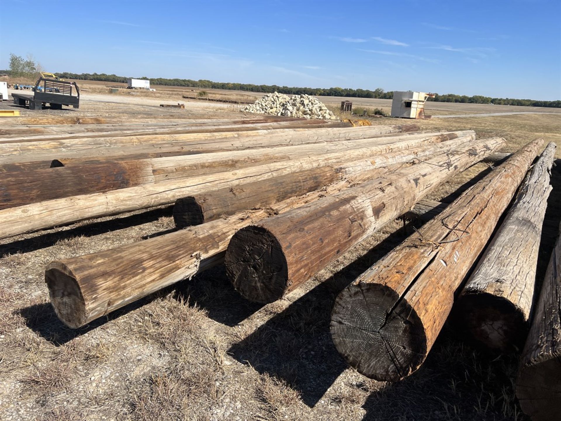 Lot of (20) Highline Timber Poles - Image 5 of 5
