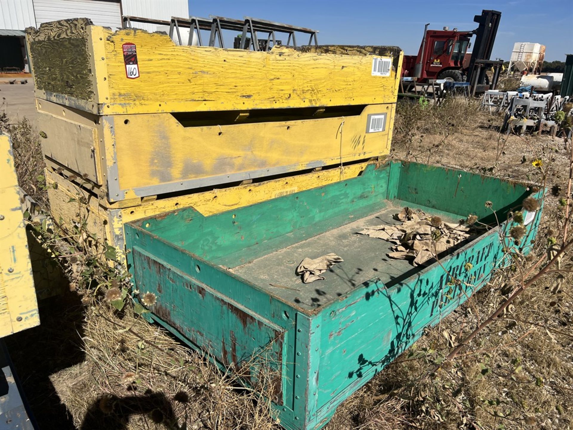 Lot of (4) Wood Crates, 54" x 112"