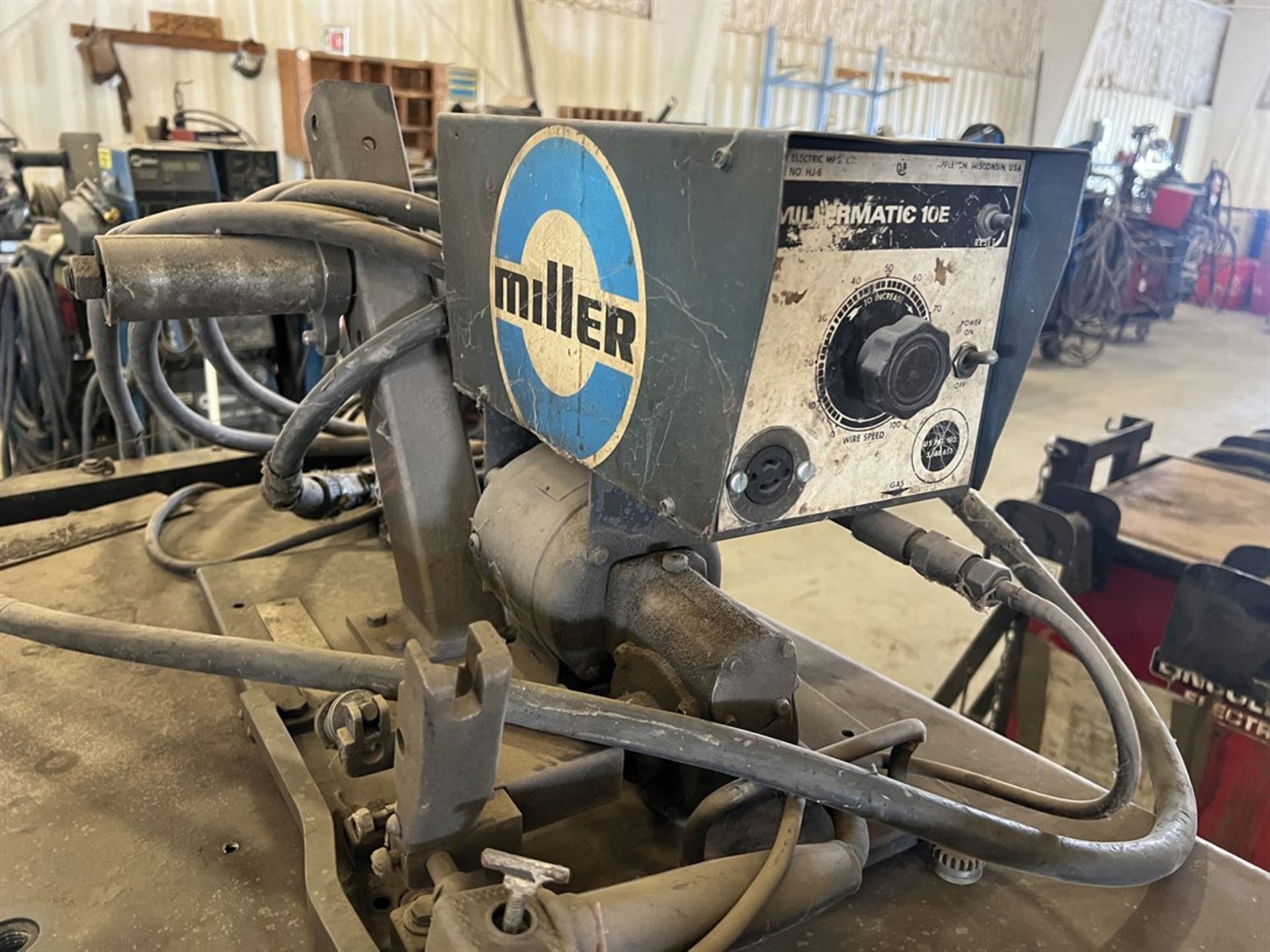 MILLER CP-250TS MIG Welder, s/n HE793894, w/ Millermatic 10E Wire Feeder - Image 4 of 4