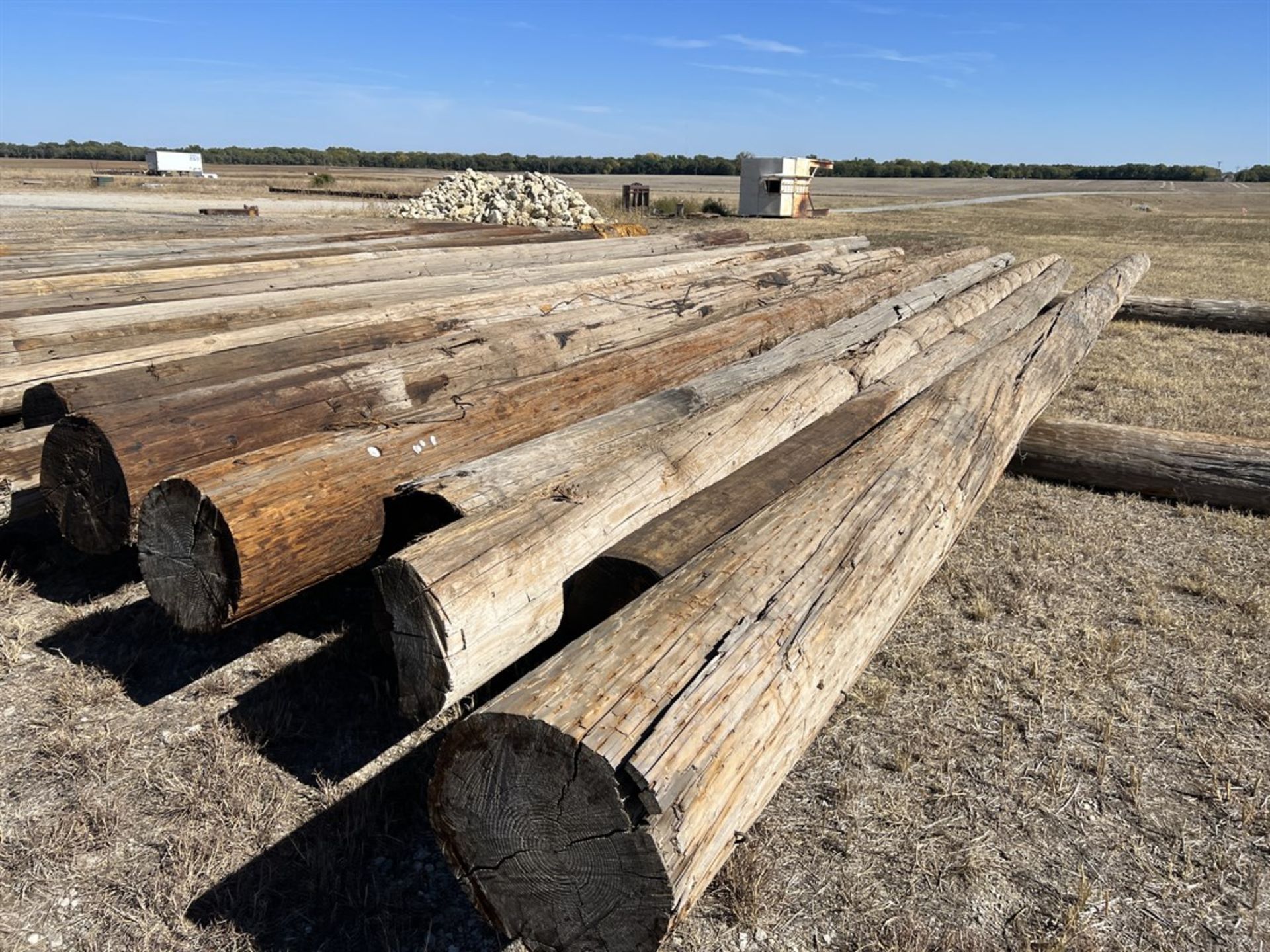 Lot of (20) Highline Timber Poles - Image 4 of 5