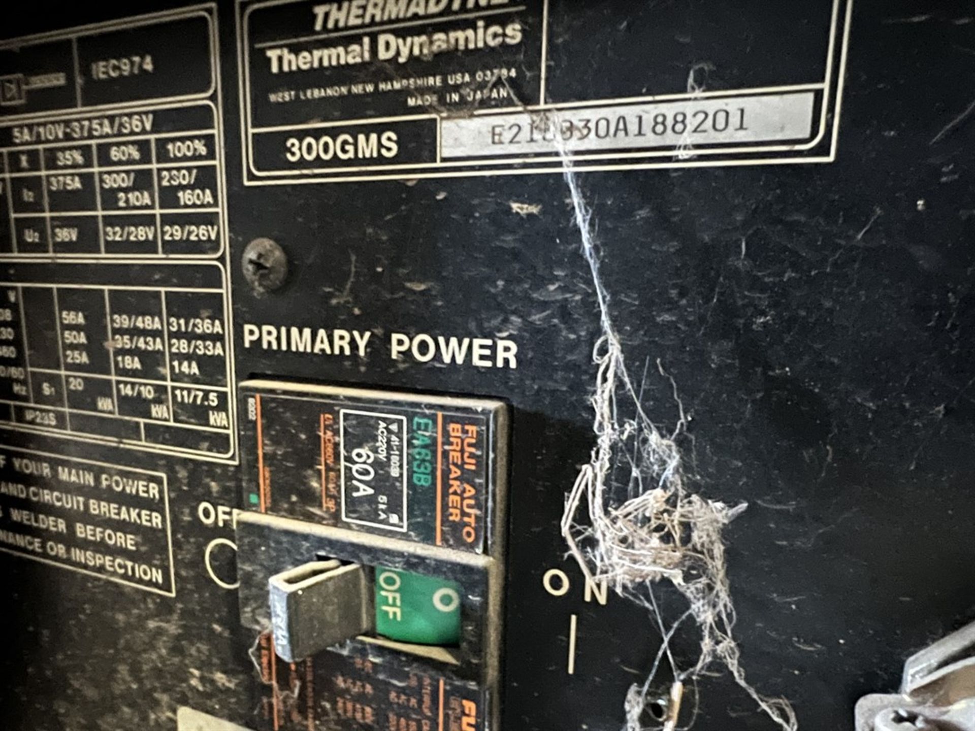 THERMAL ARC 300 GMS DC Inverter Arc Welder, s/n E215030A188201, w/ Cobramatic Wire Feeder and - Image 7 of 7