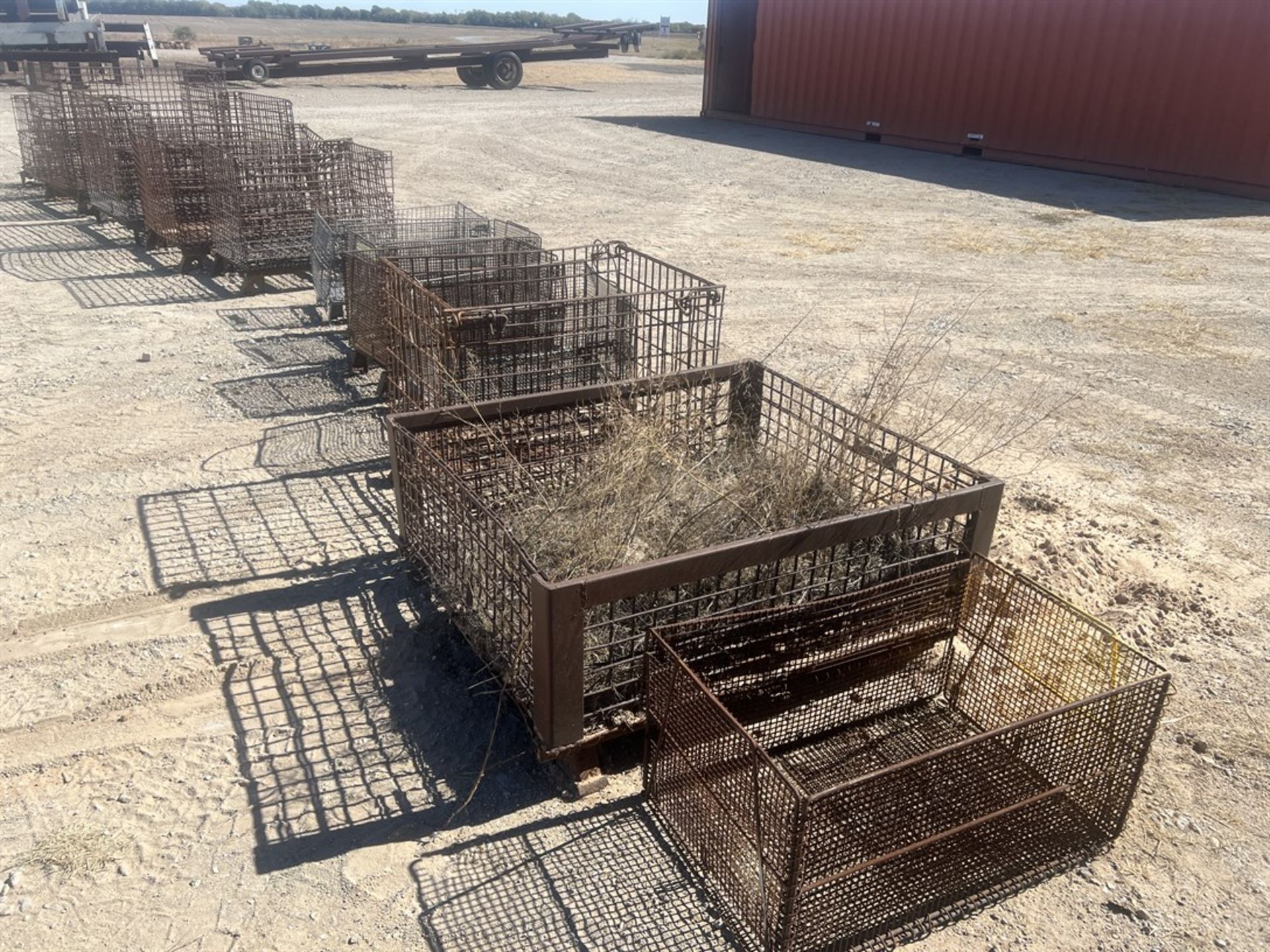 Lot of Collapsible Wire Crates - Image 2 of 2