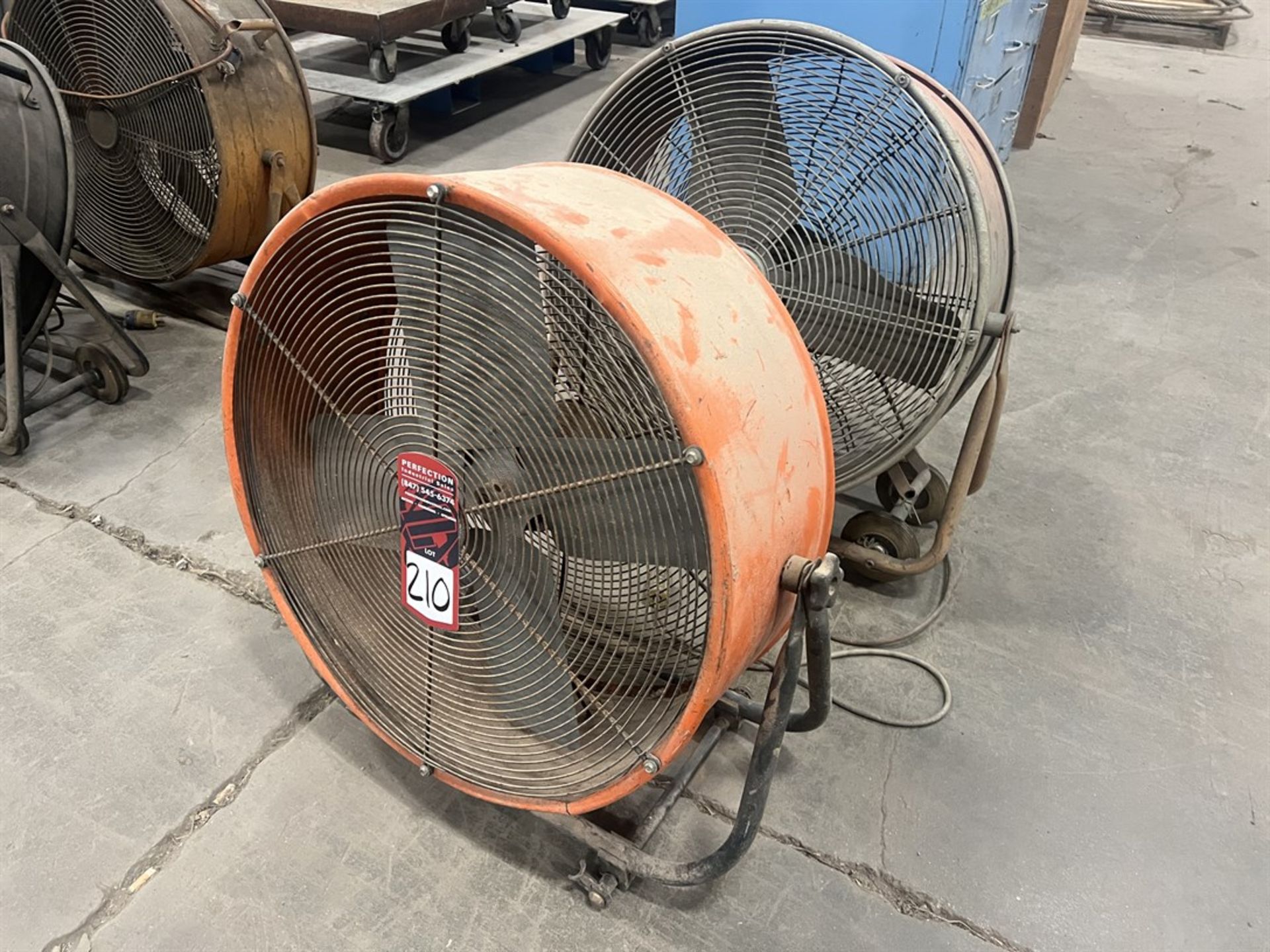 Lot of (2) 24" Shop Fans