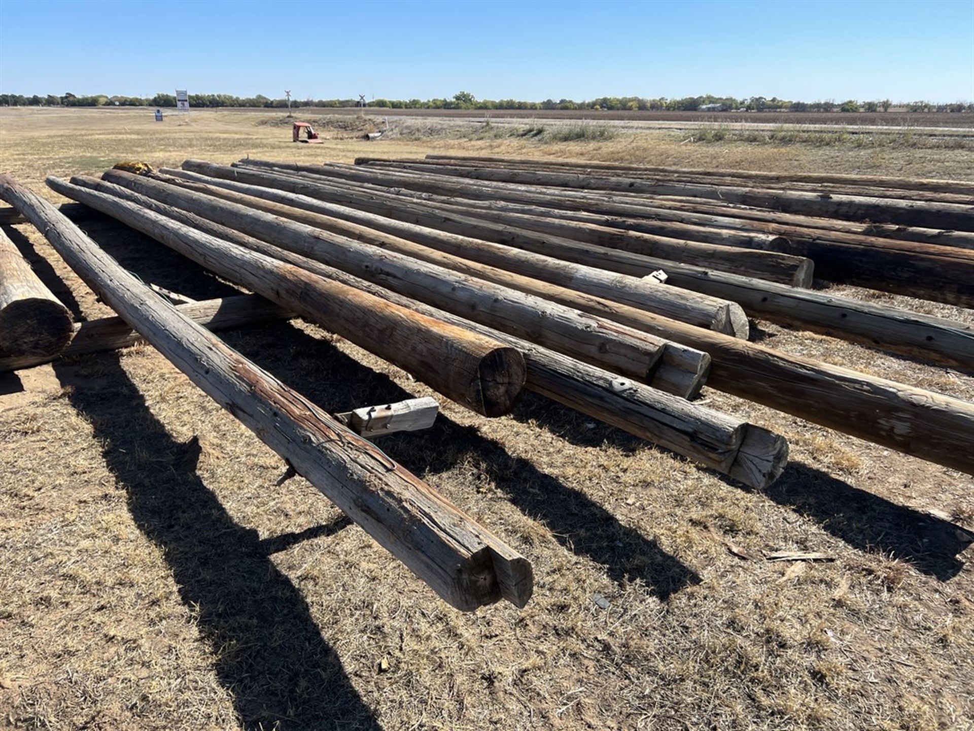 Lot of (20) Highline Timber Poles - Image 3 of 5