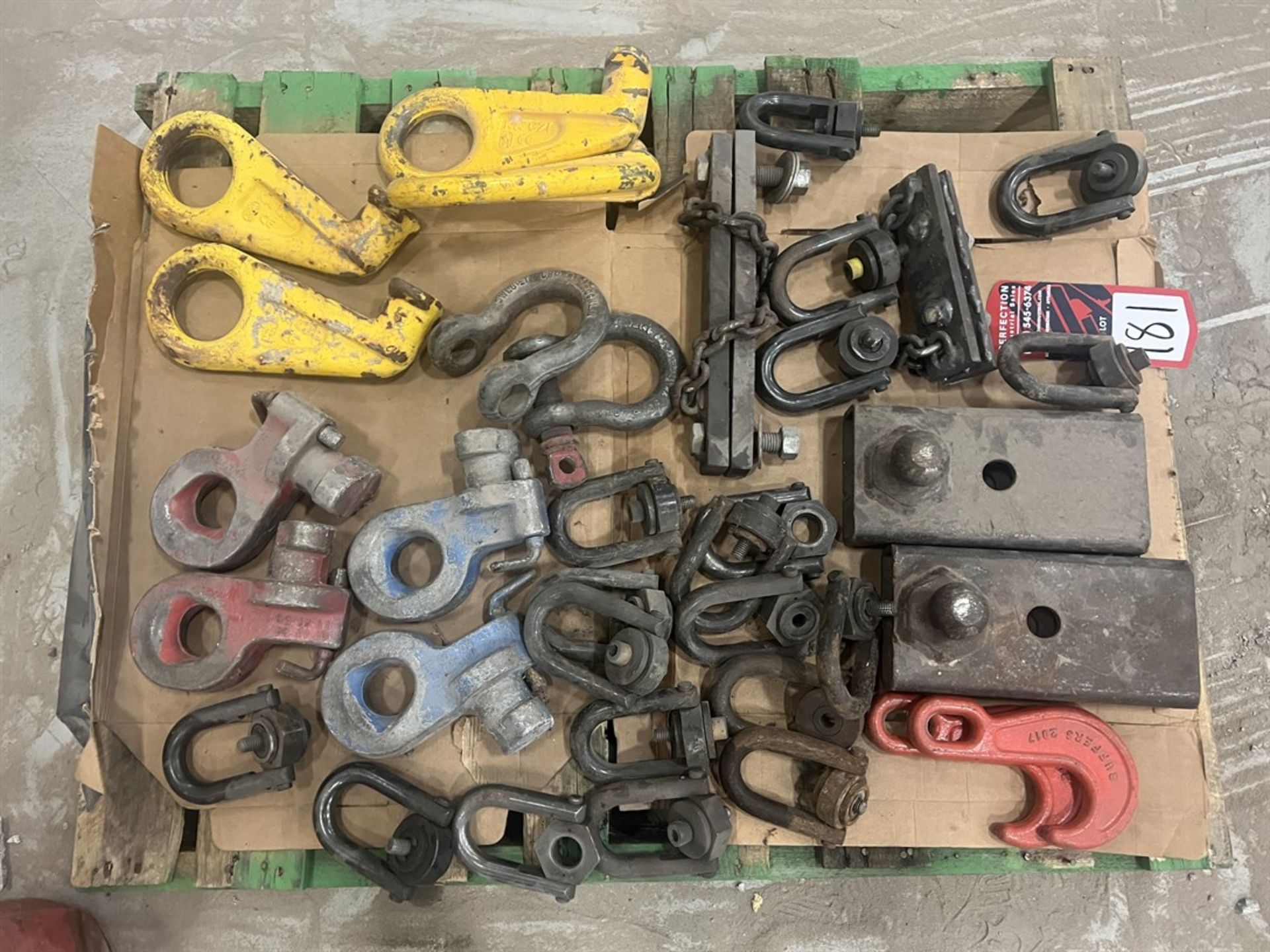 Lot of Hitches and Hoist Rings
