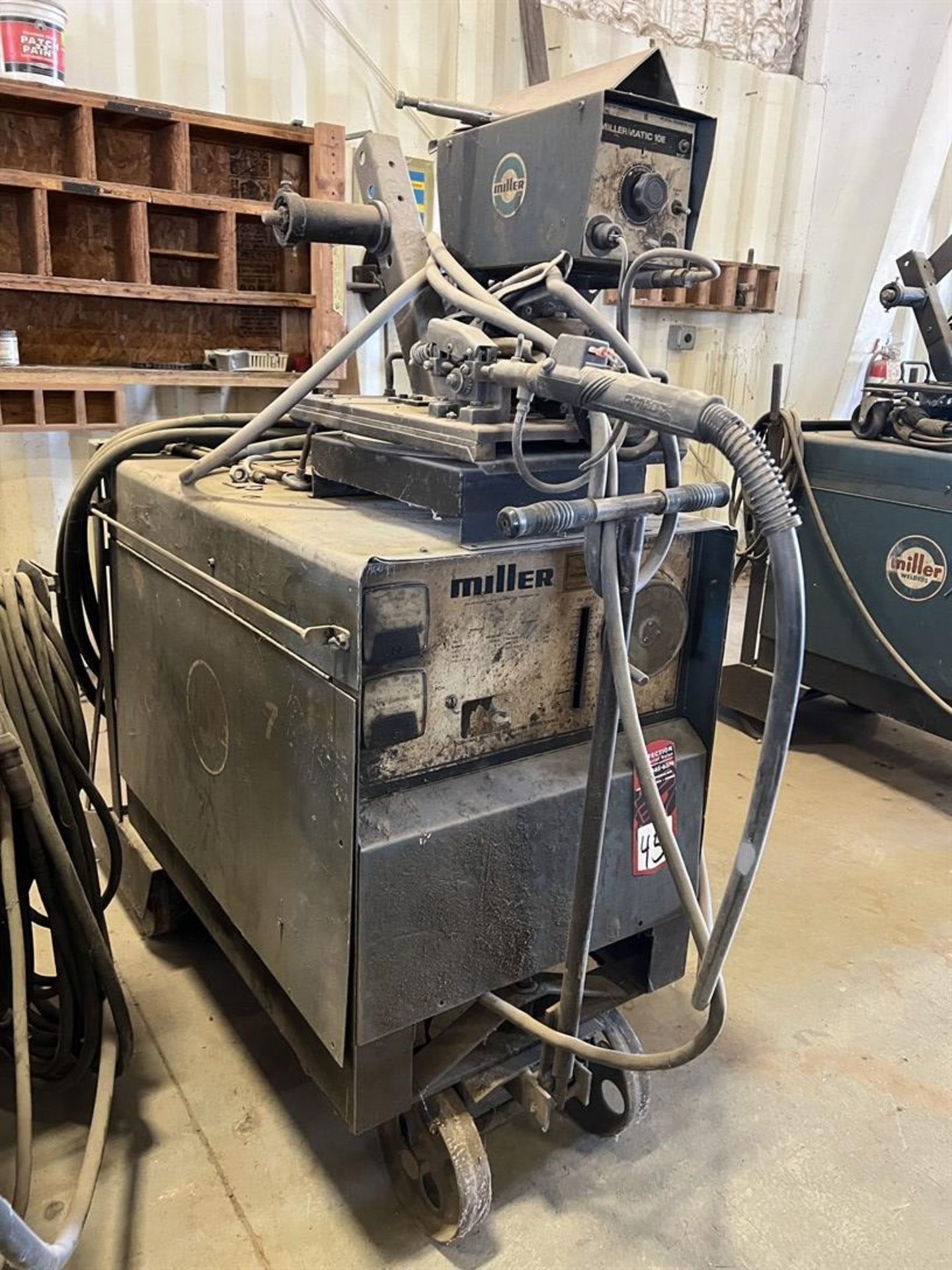 MILLER CP-250TS MIG Welder, s/n HK328476, w/ Millermatic 10E Wire Feeder - Image 2 of 4