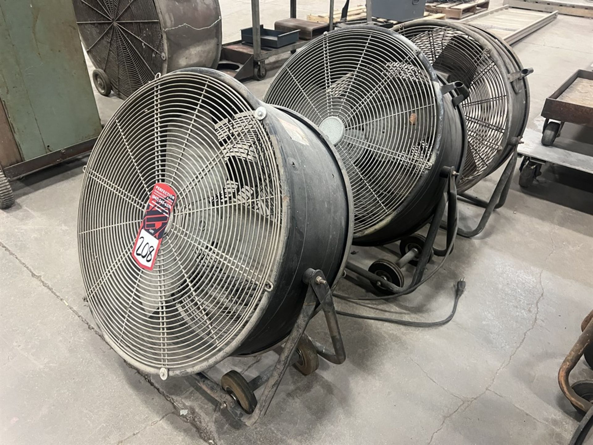 Lot of (3) 24" Shop Fans