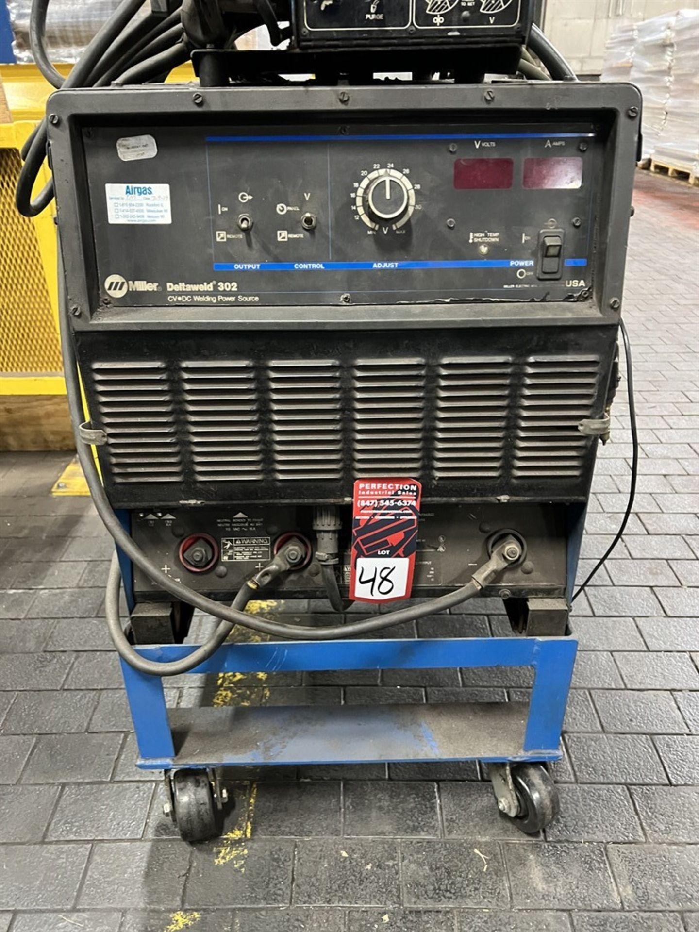 MILLER Deltaweld 302 MIG Welder, s/n KF942022, w/ Miller 24V Wire Feed - Image 3 of 5