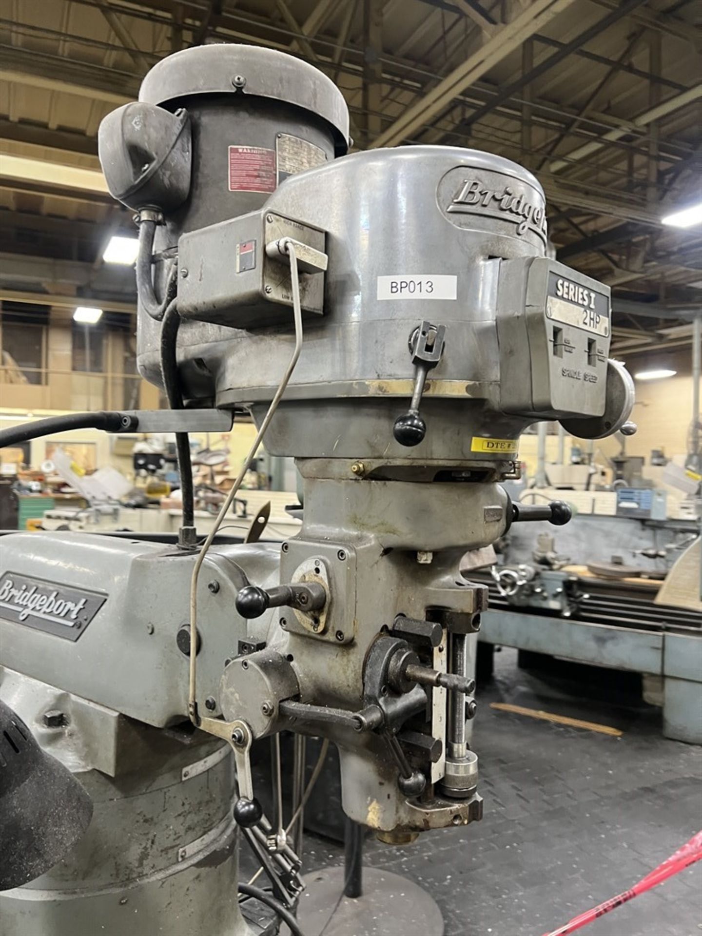 BRIDGEPORT Series I Milling Machine, s/n 248896, 9” x 42” Power Feed Table, 60-4200 RPM, Acu-Rite - Image 9 of 9