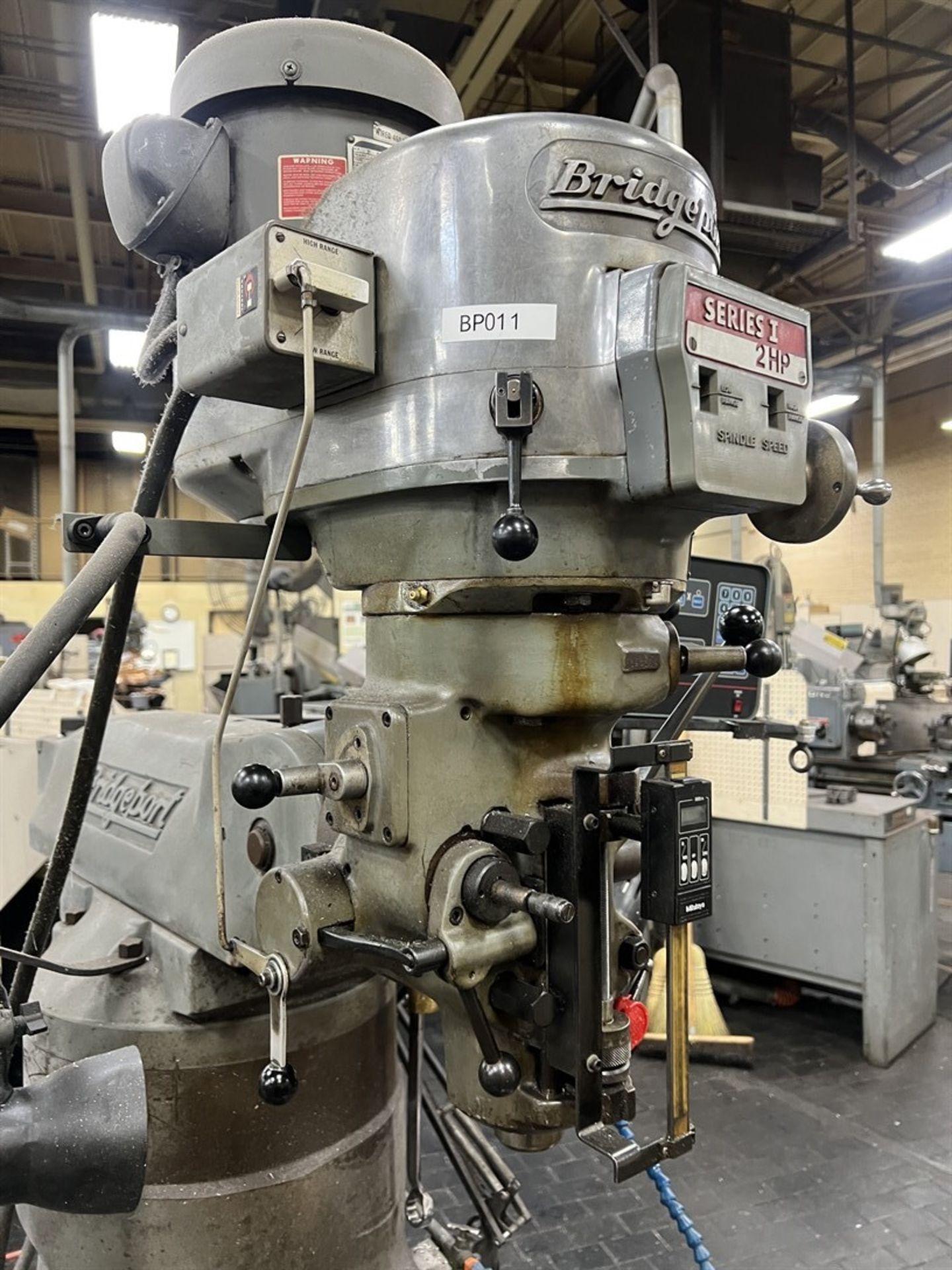 BRIDGEPORT Series I Milling Machine, s/n 187225, 9” x 42” Table, 60-4200 RPM, Acu-Rite II DRO, 2 HP, - Image 6 of 8