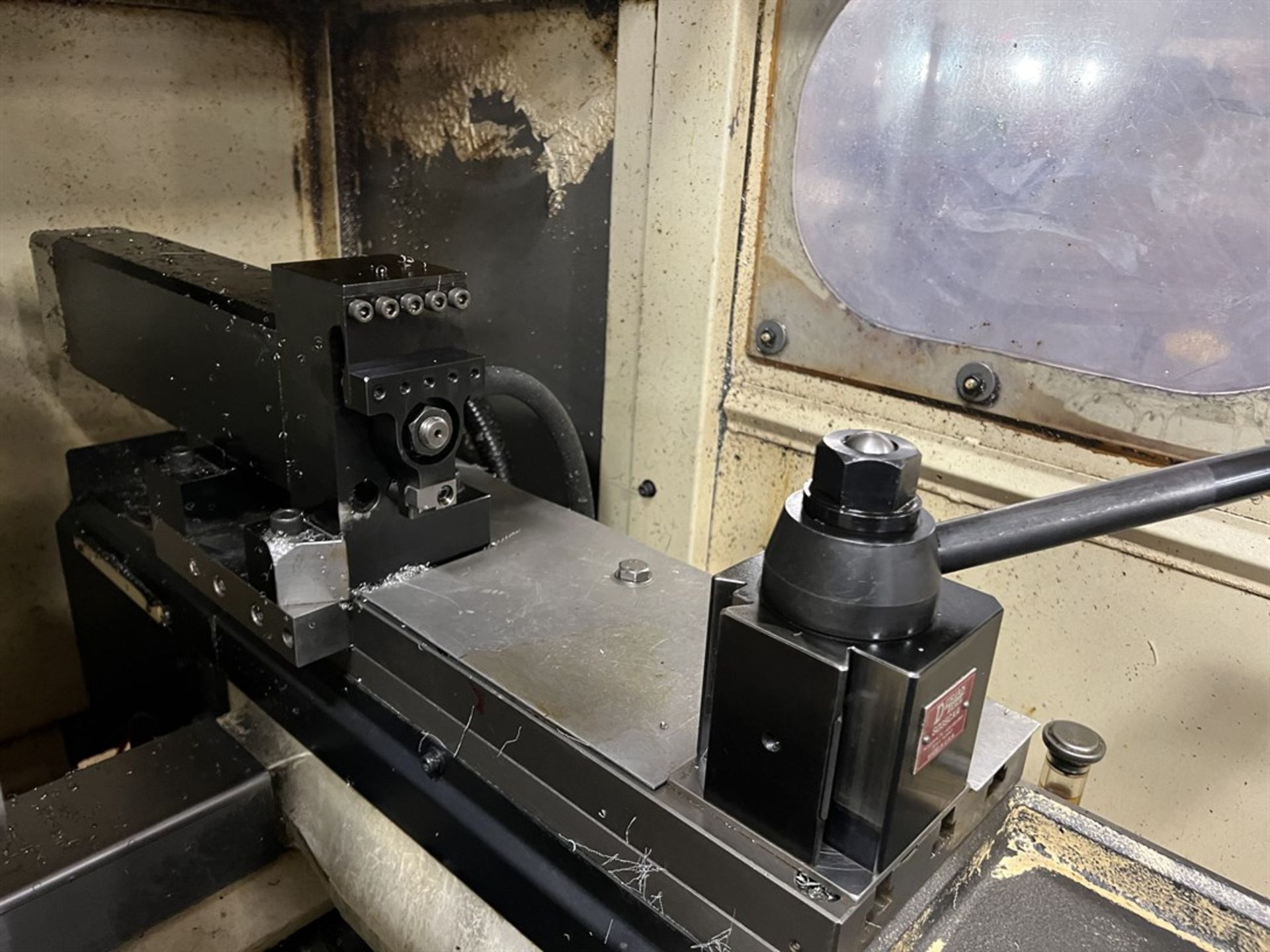 TECNO WASINO LG-6 CNC Lathe, s/n 2279, Fanuc O-T Control, 15.75" Swing, 11.8"X, 11.2"Z, Dorian Quick - Image 5 of 9