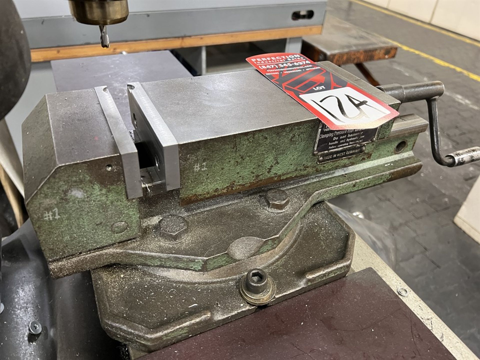 HILMA 5" Machine Vise (A rigging cost of $25.00 will be added to the winning bidders invoice) - Image 2 of 3