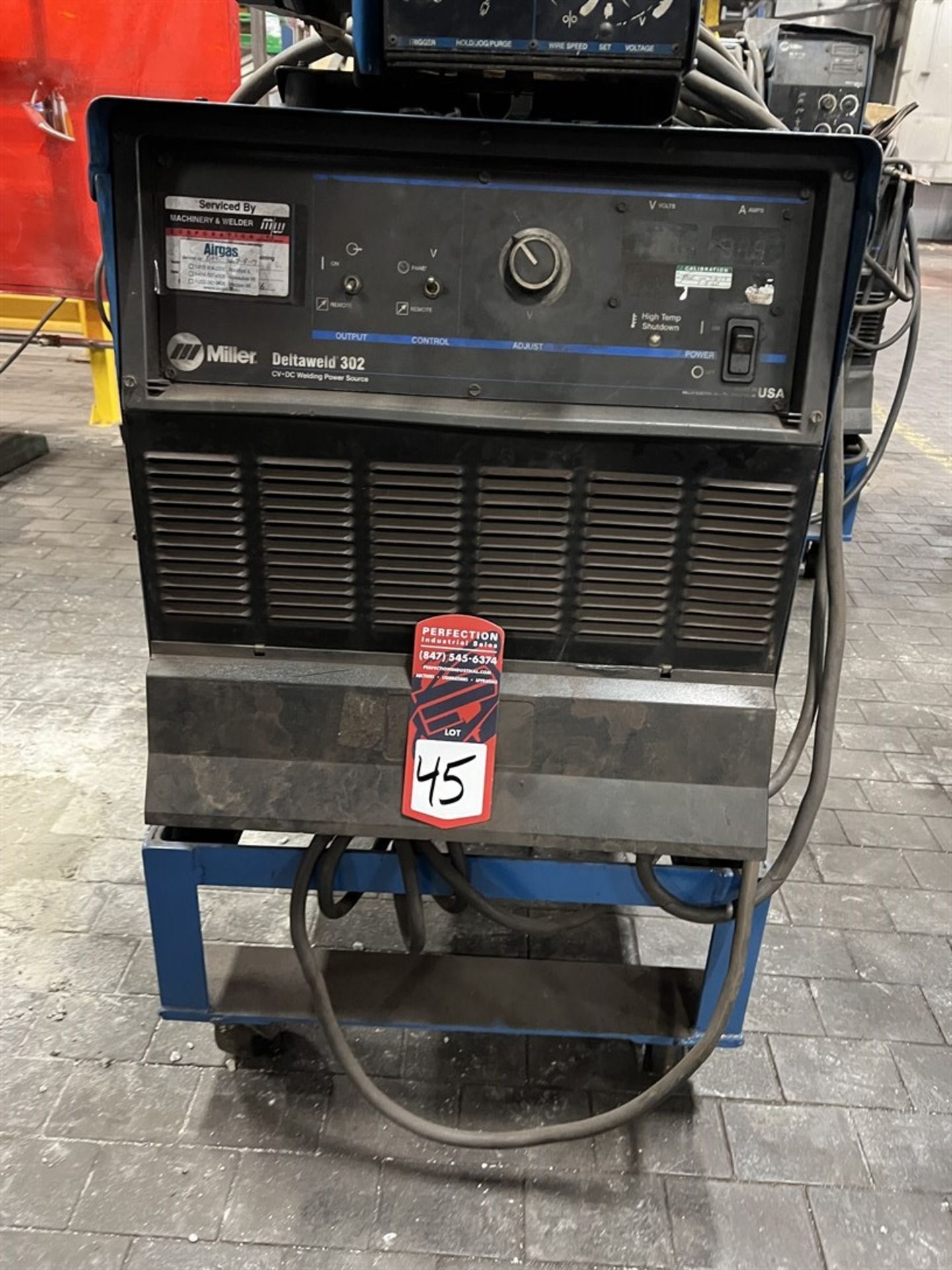 MILLER Deltaweld 302 MIG Welder, s/n KJ281204, w/ Miller 60 Series Wire Feed - Image 3 of 6