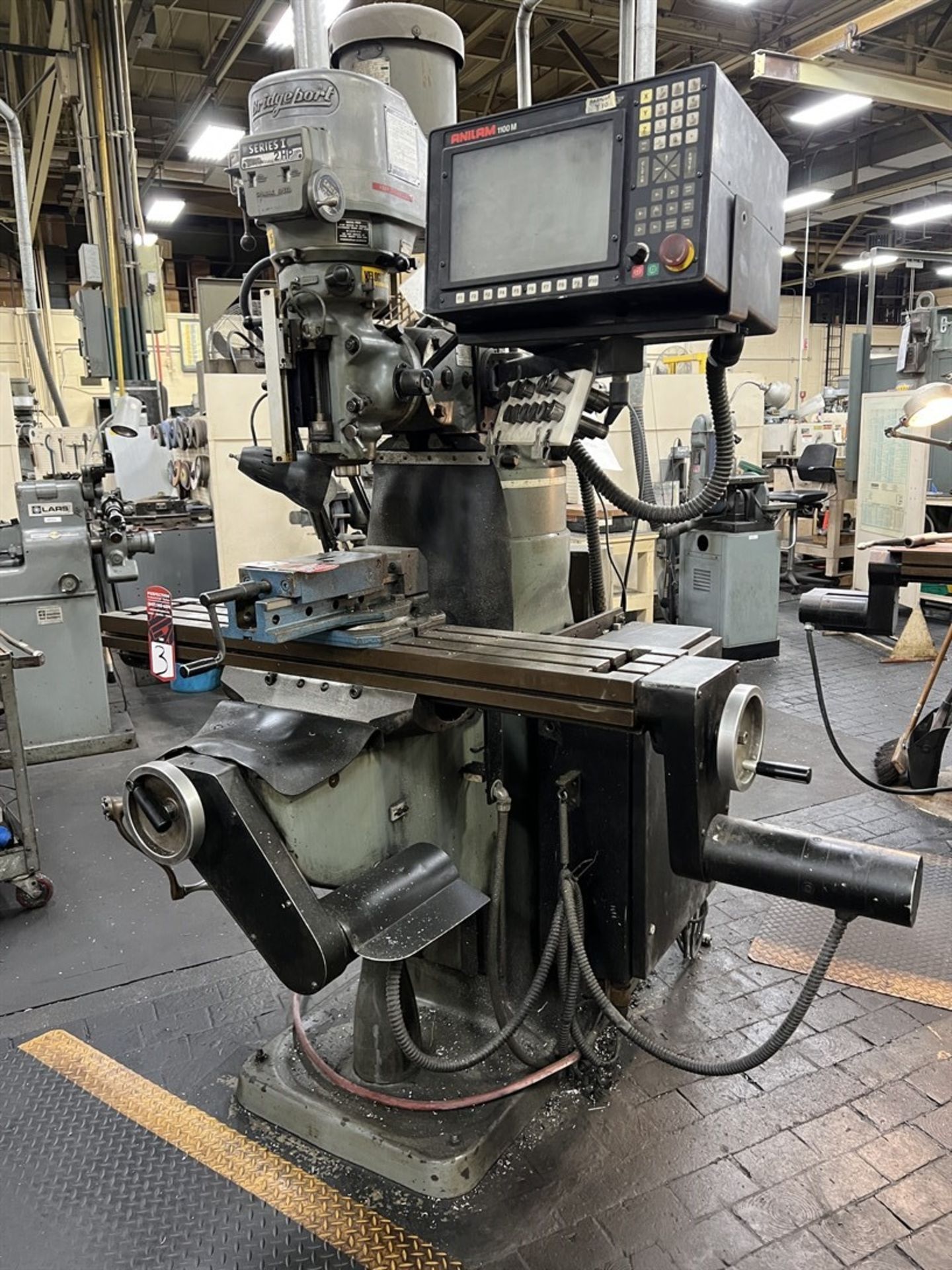 BRIDGEPORT Series I Milling Machine, s/n 237436, 9” x 48” Power Feed Table, 60-4200 RPM, Anilam