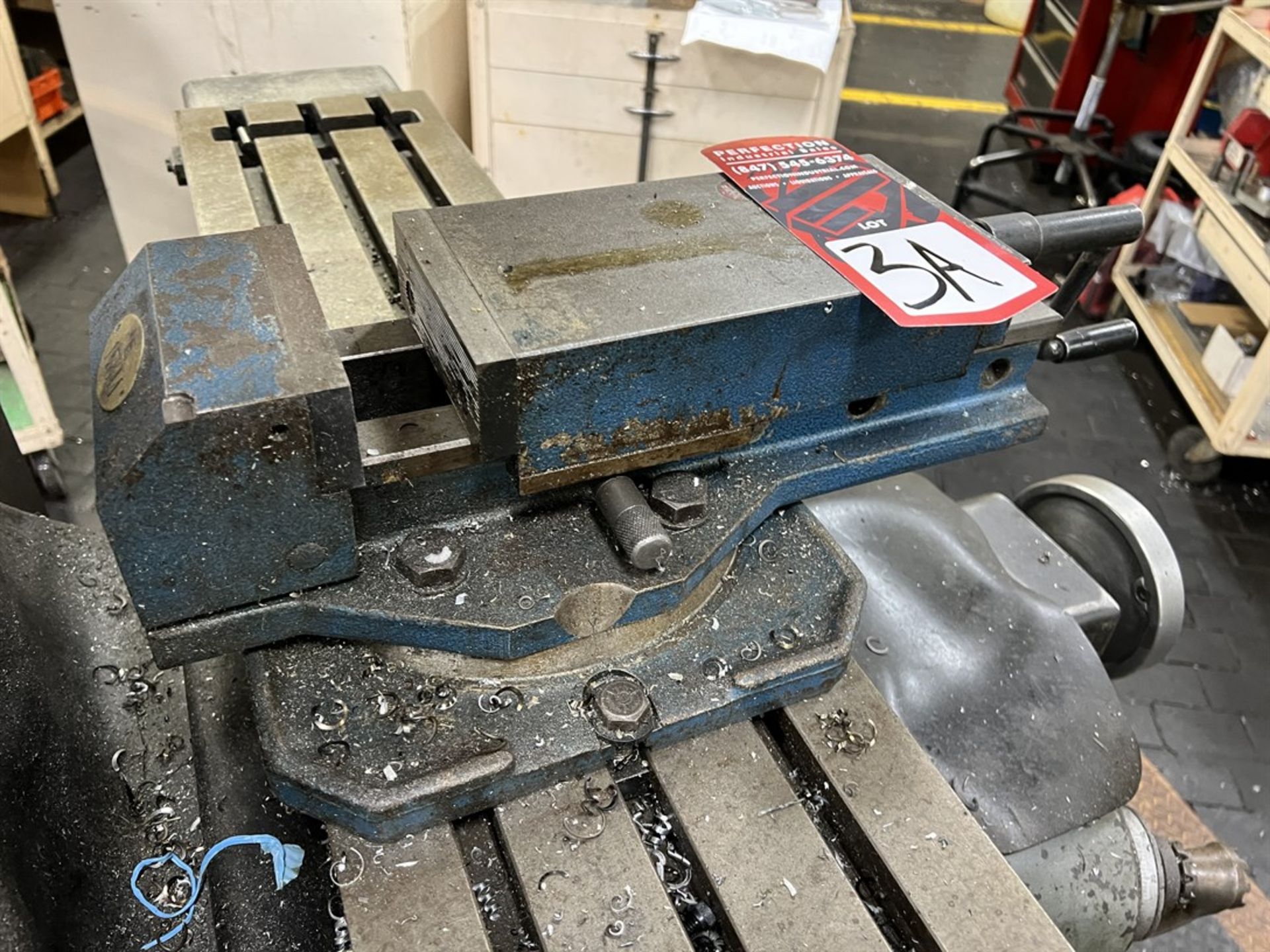 HILMA 5" Machine Vise (A rigging cost of $25.00 will be added to the winning bidders invoice)