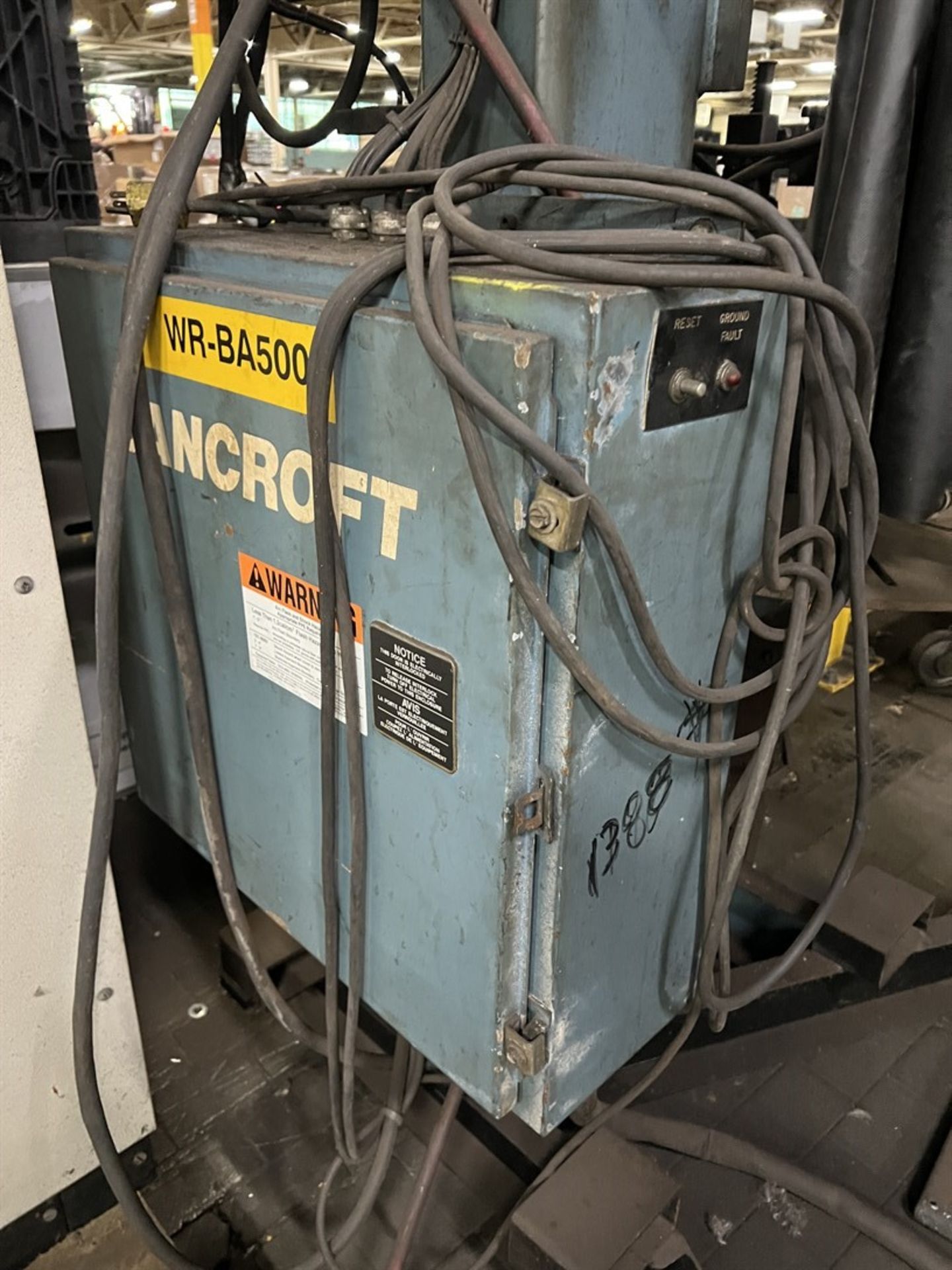 BANCROFT 500 Weld A Round Rotary Welder, s/n na, 741 Control, Pedestal Controls, 8” Pneumatic - Image 7 of 7