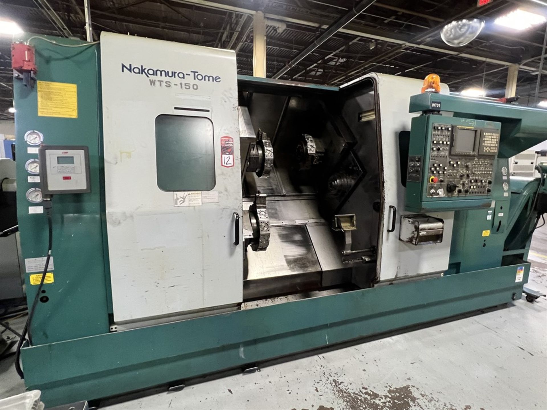 NAKAMURA-TOME WTS-150 CNC Turning Center, s/n V150601, Fanuc 16i-T Control, 12.20" Max Turning - Image 2 of 13